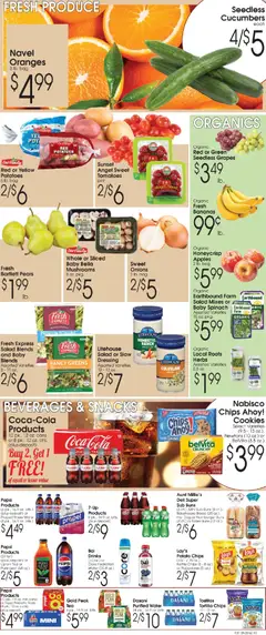 Preview of Family Fare weekly ads valid from 09/20/2026 | Page: 2 | Products: Beverages, Cookies, Potatoes, Greens