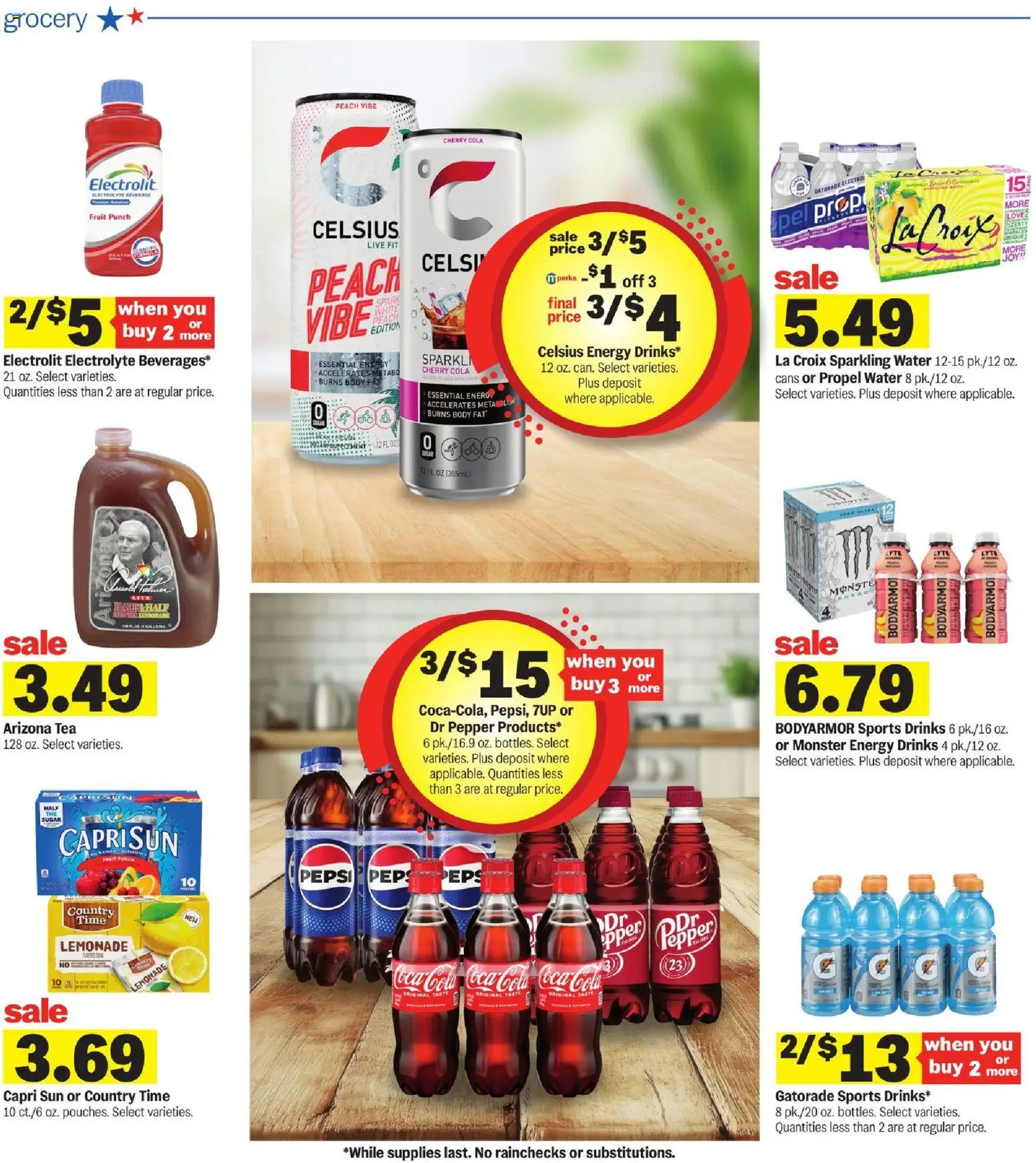 Meijer Weekly Ad - valid from 08/05/2026 | Page: 13 | Products: Tea, Water, Pepper, Peach