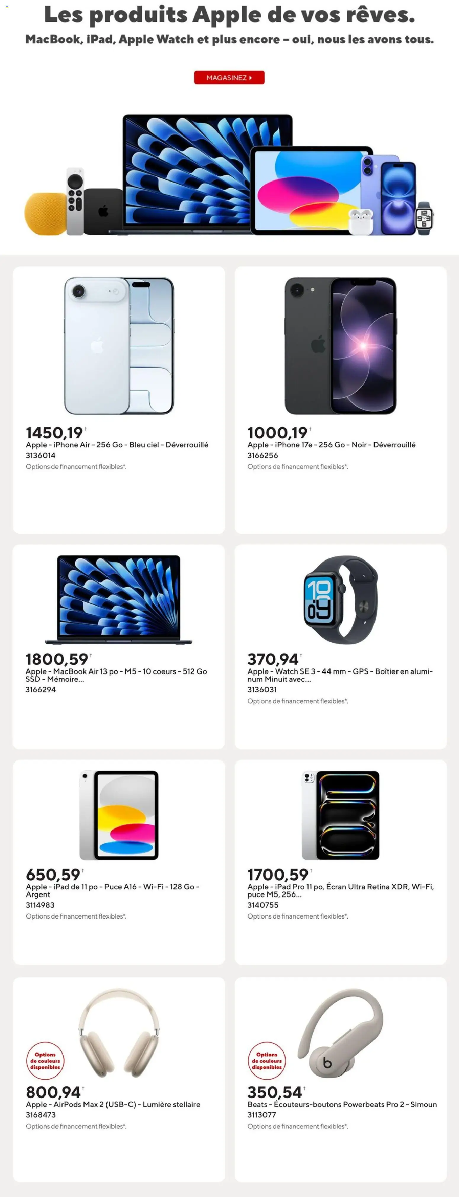 Staples flyer valid from Sep 25, 2026 | Page: 13 | Products: Watch