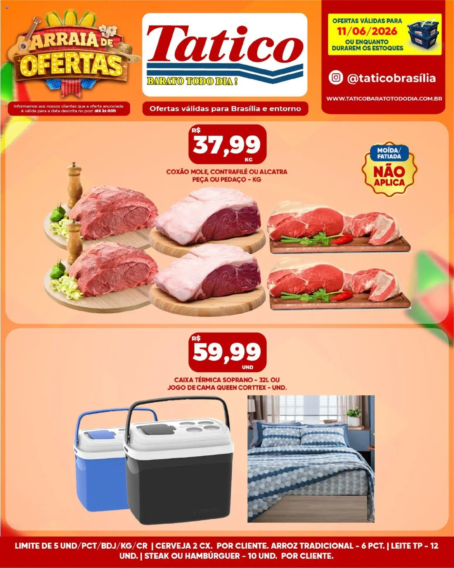 Tatico Folheto - válido de 11.06.2026 | Página: 14 | Produtos: Caixa térmica, Caixa, Cerveja, Arroz