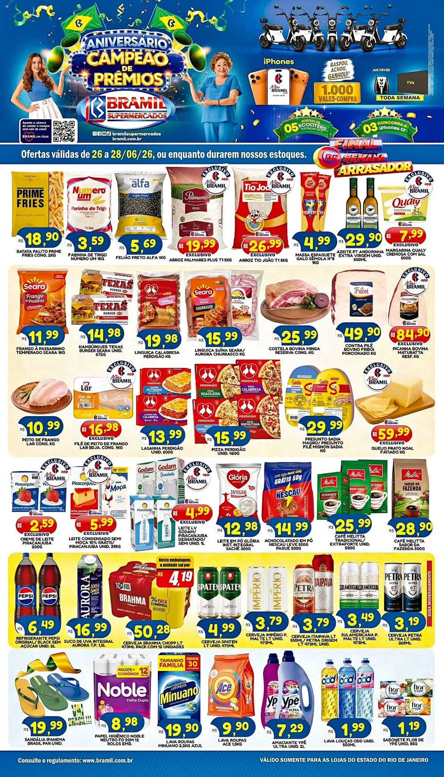Bramil Supermercados Folheto - válido de 26/06/2026 | Página: 1