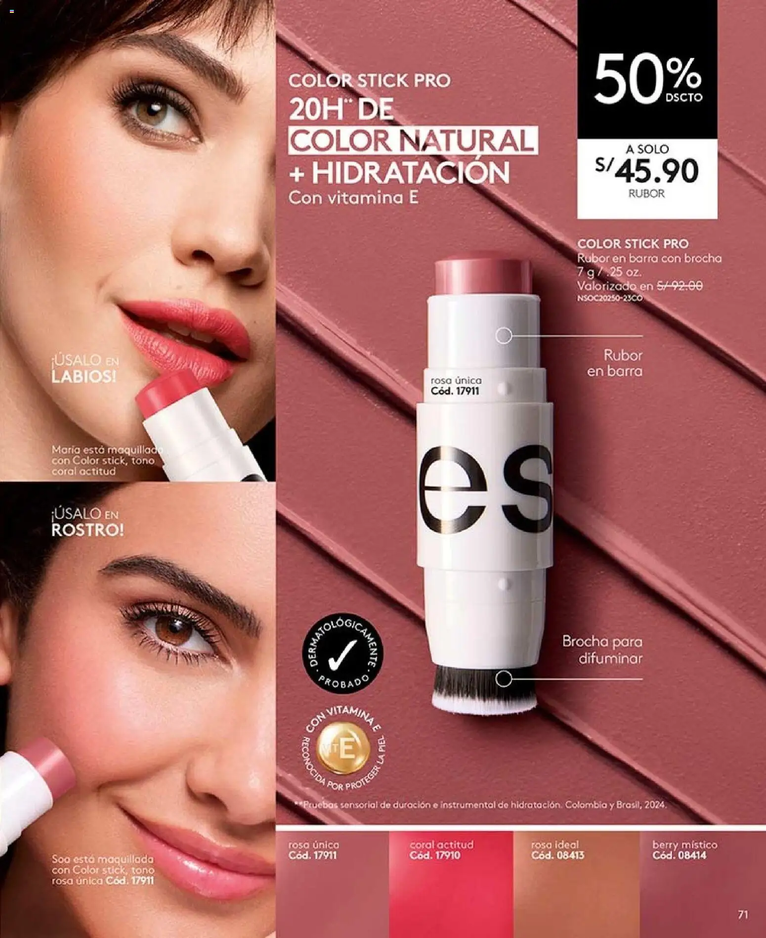 Catálogo Ésika válido desde 22/08/2026 | Página: 71 | Productos: Brocha, Rubor