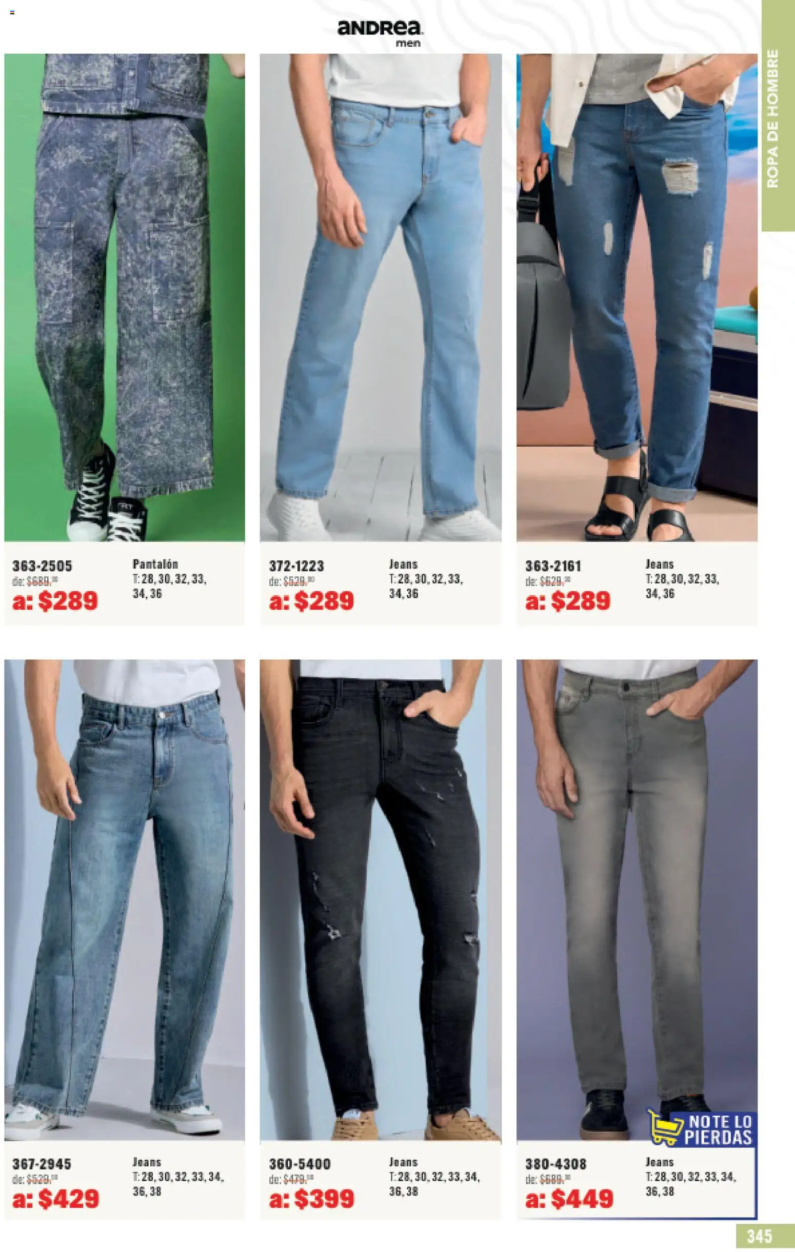 Nuevas ofertas de Andrea válidas en toda la República Mexicana desde el 31.05.2026. ¡Encuentra las mejores ofertas en Andrea catálogo Outlet! | Página: 345