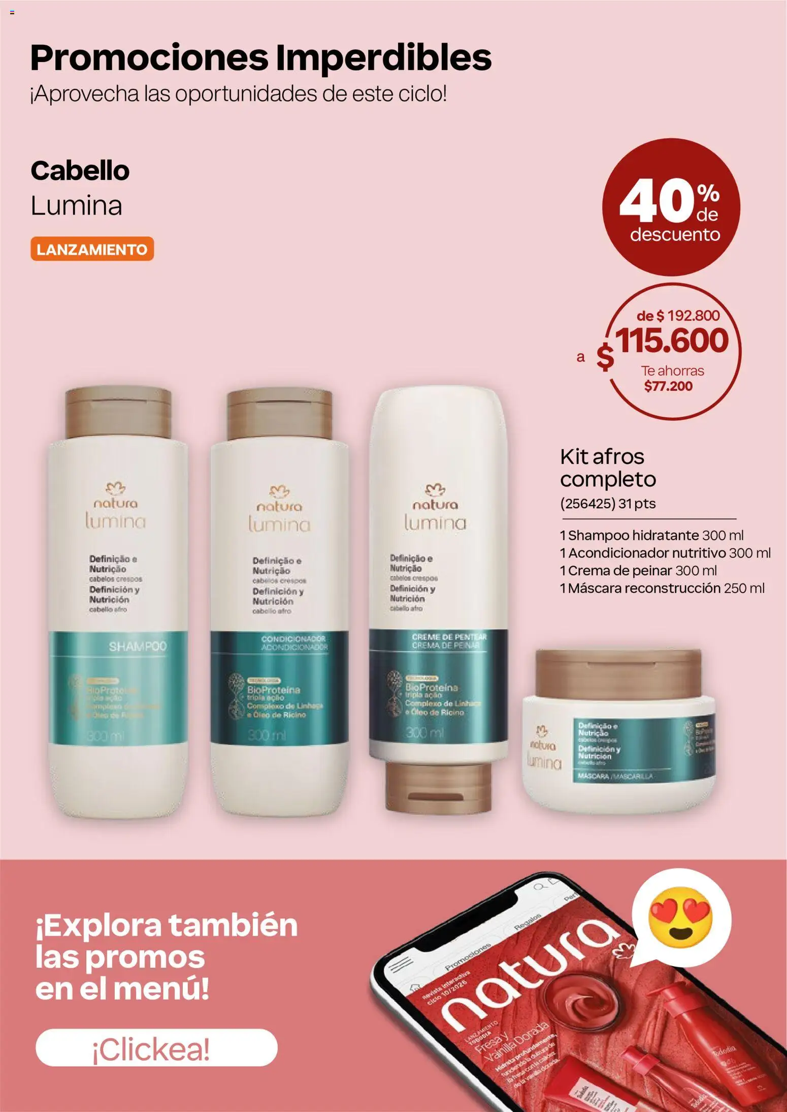 Natura revista - valida desde el 11.06.2026 | Página: 18 | Productos: Crema, Magdalena, Shampoo, Crema de peinar