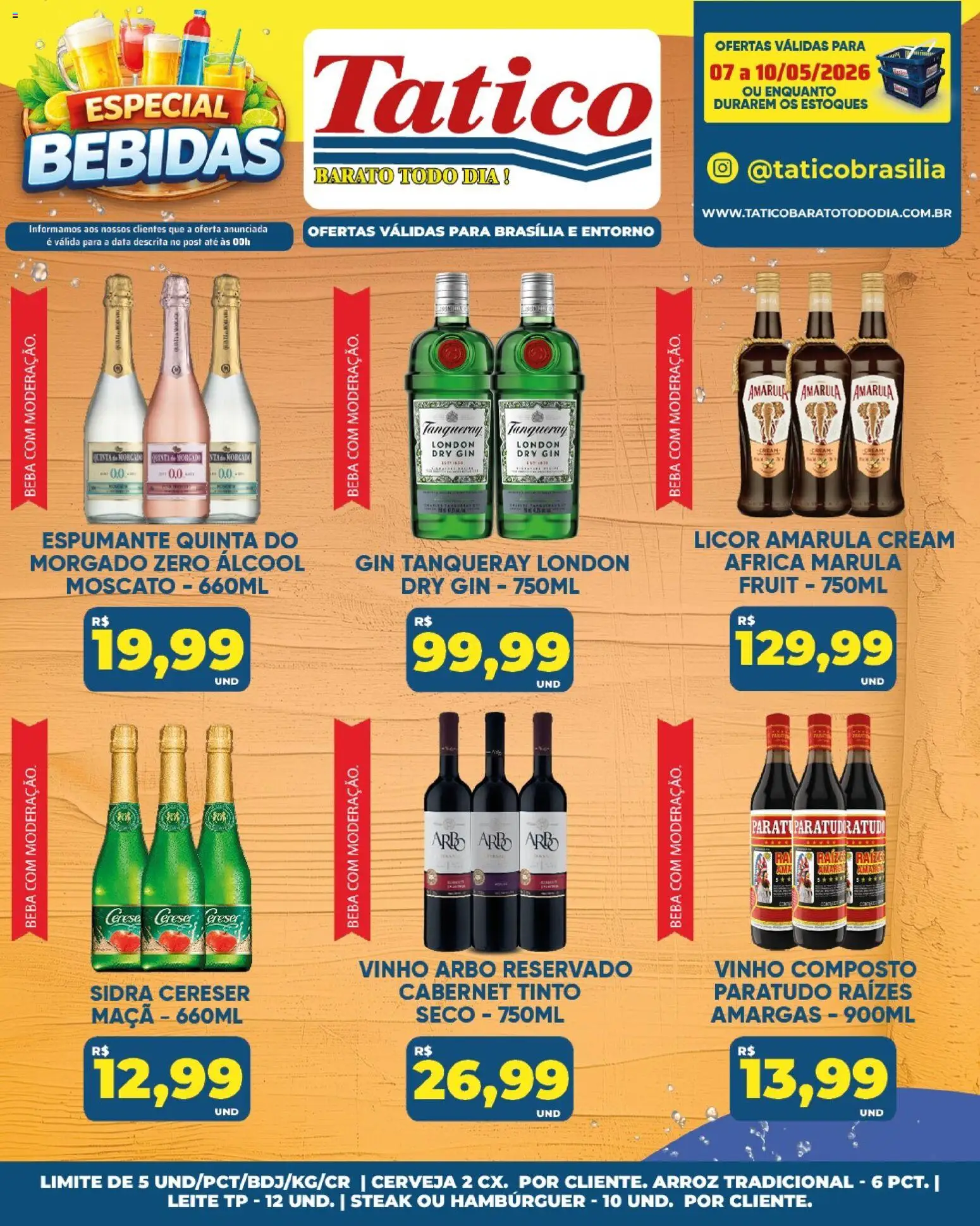 Tatico Folheto - válido de 11.05.2026 | Página: 54 | Produtos: Espumante, Leite, Gin, Hambúrguer