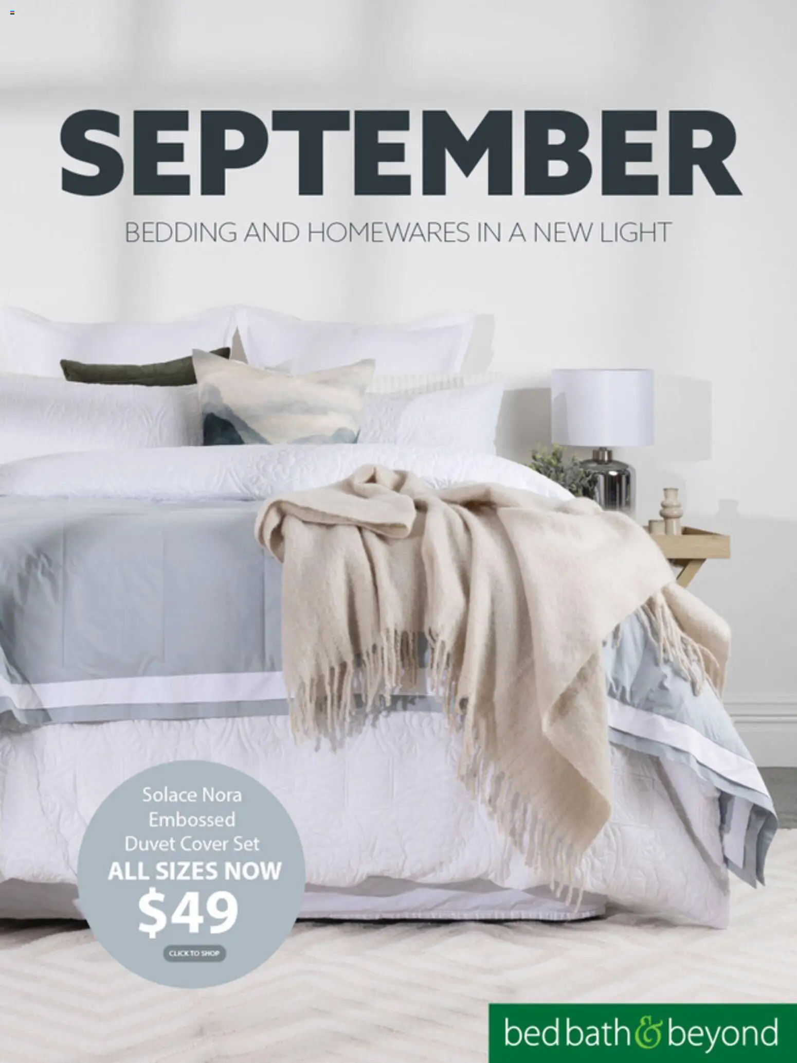 Bed Bath and Beyond catalogue from 7 Sept 2026 | Page: 1