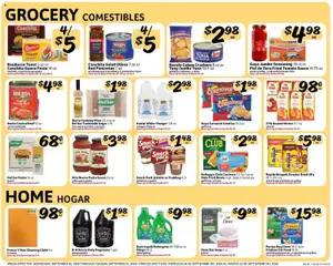 Preview of Fresco y Más weekly ads valid from 09/16/2026 | Page: 6 | Products: Detergent, Pasta, Water, Pudding