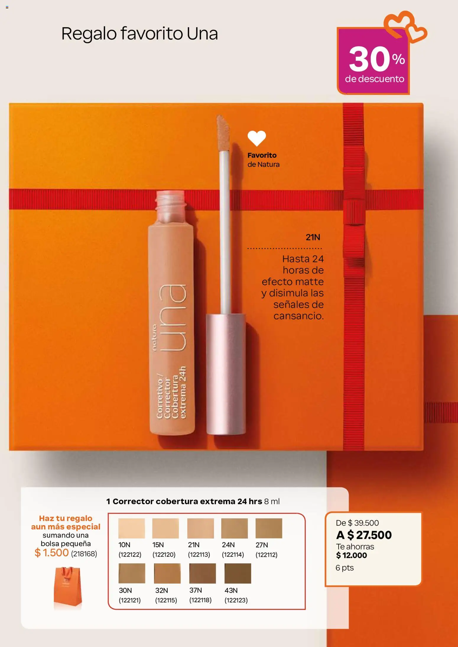 Natura revista - valida desde el 22/07/2026 | Página: 35 | Productos: Té, Bolsa, Corrector