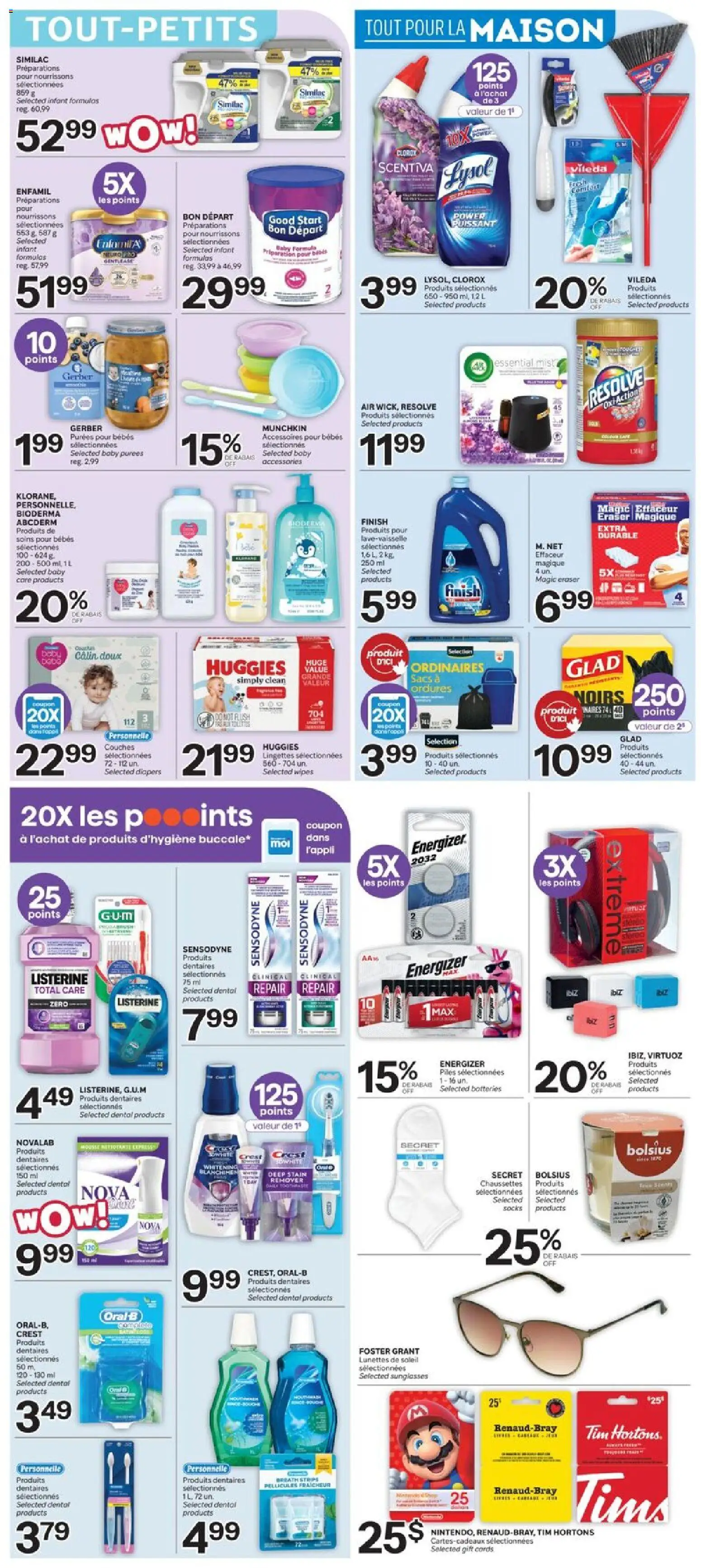 Brunet flyer valid from Aug 20, 2026 | Page: 7 | Products: Listerine, Strips, Socks