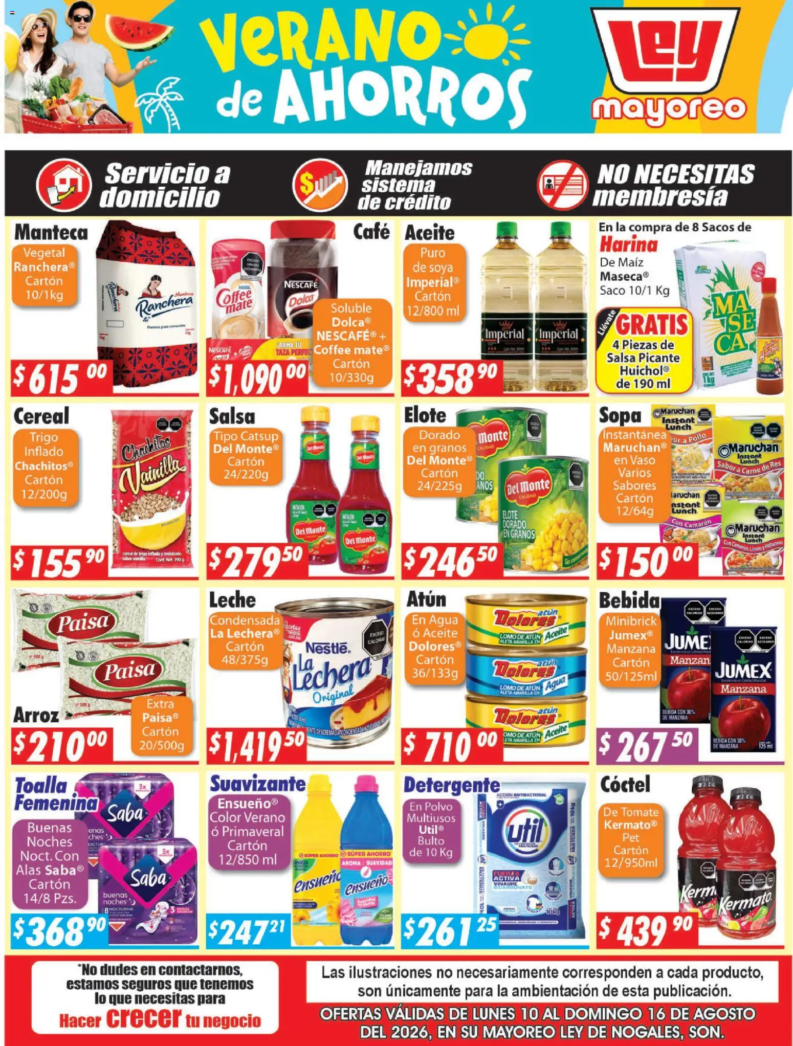 Nuevas ofertas de Casa Ley válidas en toda la República Mexicana desde el 10/08/2026. ¡Encuentra las mejores ofertas en Casa Ley folleto Nogales! | Página: 4 | Productos: Taza, Atún, Catsup, Carne de res