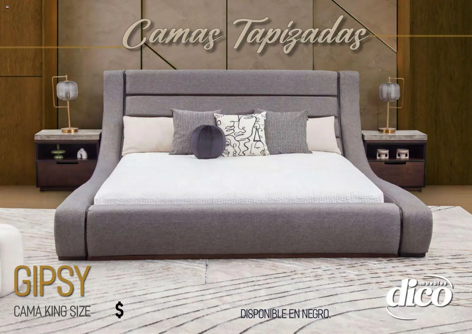 Nuevas ofertas de Muebles Dico válidas en toda la República Mexicana desde el 01.04.2026. ¡Encuentra las mejores ofertas en Muebles Dico catálogo Camas tapizadas ! | Página: 26 | Productos: Cama