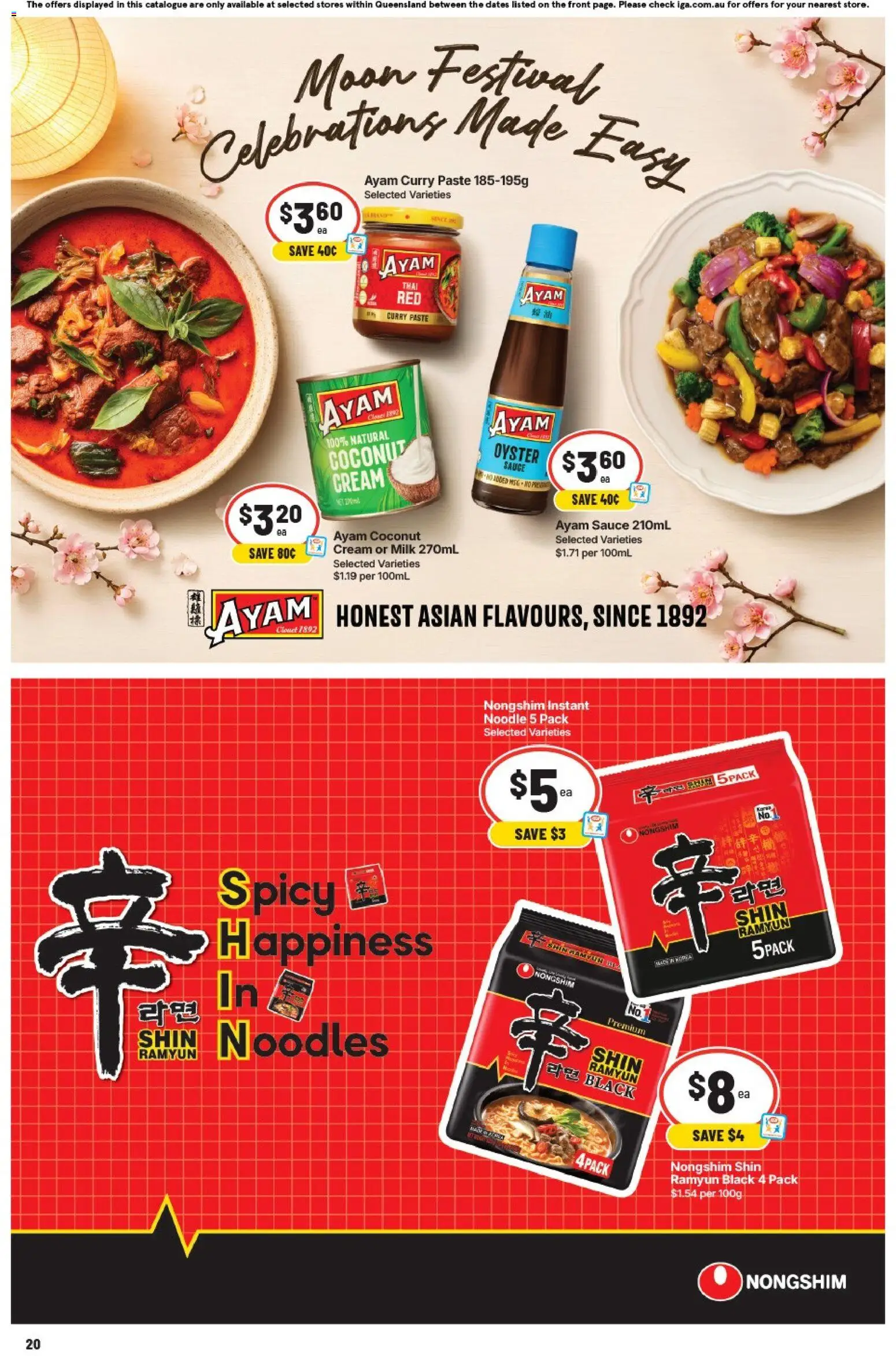 IGA catalogue - valid from 16/09/2026 | Page: 17 | Products: Curry, Noodles, Cream, Sauce