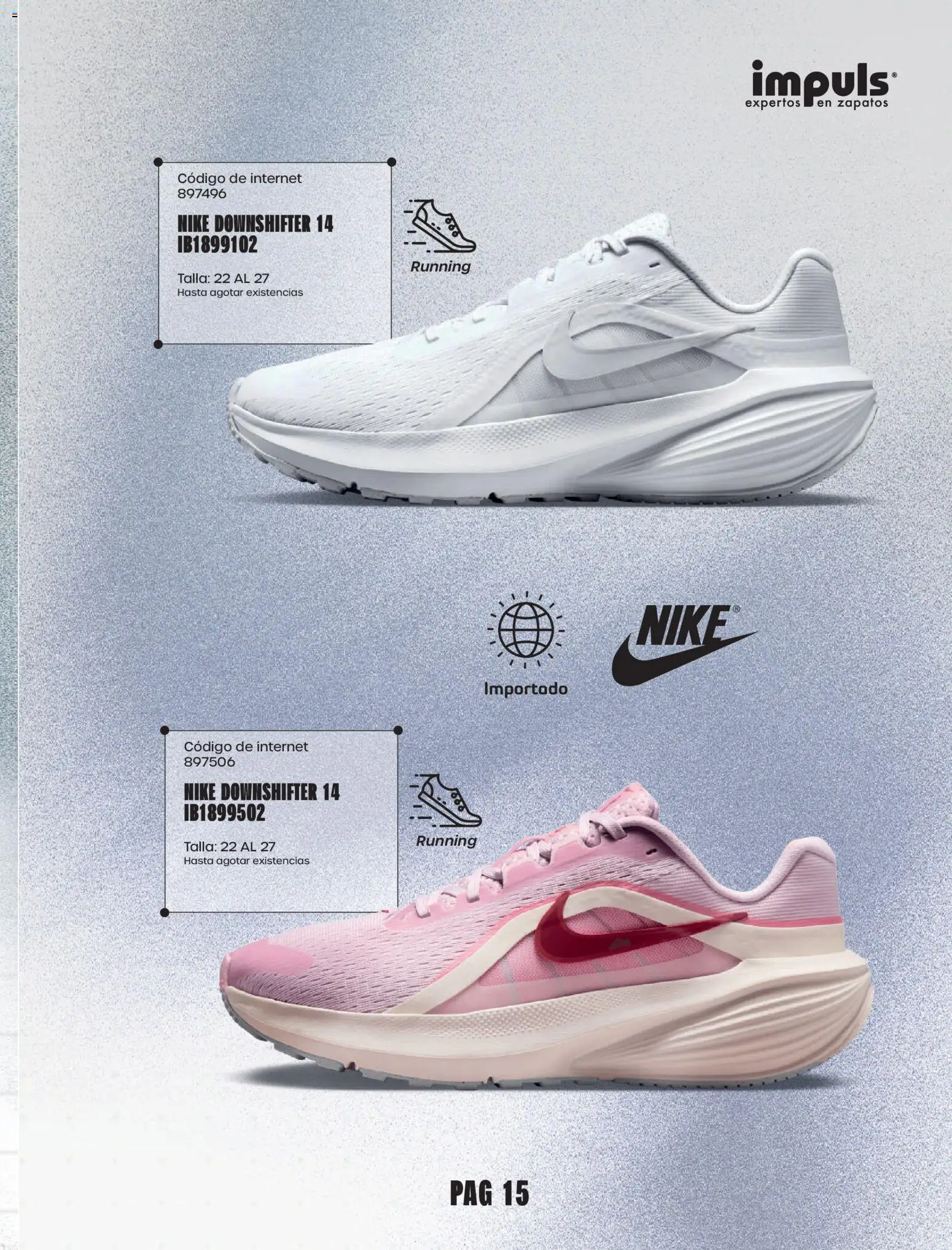 Nuevas ofertas de Impuls válidas en toda la República Mexicana desde el 01/09/2026. ¡Encuentra las mejores ofertas en Impuls catálogo Urban Sport! | Página: 17 | Productos: Zapatos