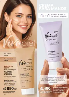 Vista previa Gigot catálogo válido desde el 29/09/2026 | Página: 58 | Productos: Crema para manos, Crema facial, Ingredientes, Té verde