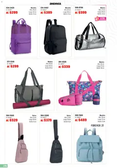 Vista previa de Andrea catálogo Outlet, nuevo folleto de la tienda, válido en México a partir del 31.05.2026 | Página: 376 | Productos: Bolsa, Mochila, Maleta