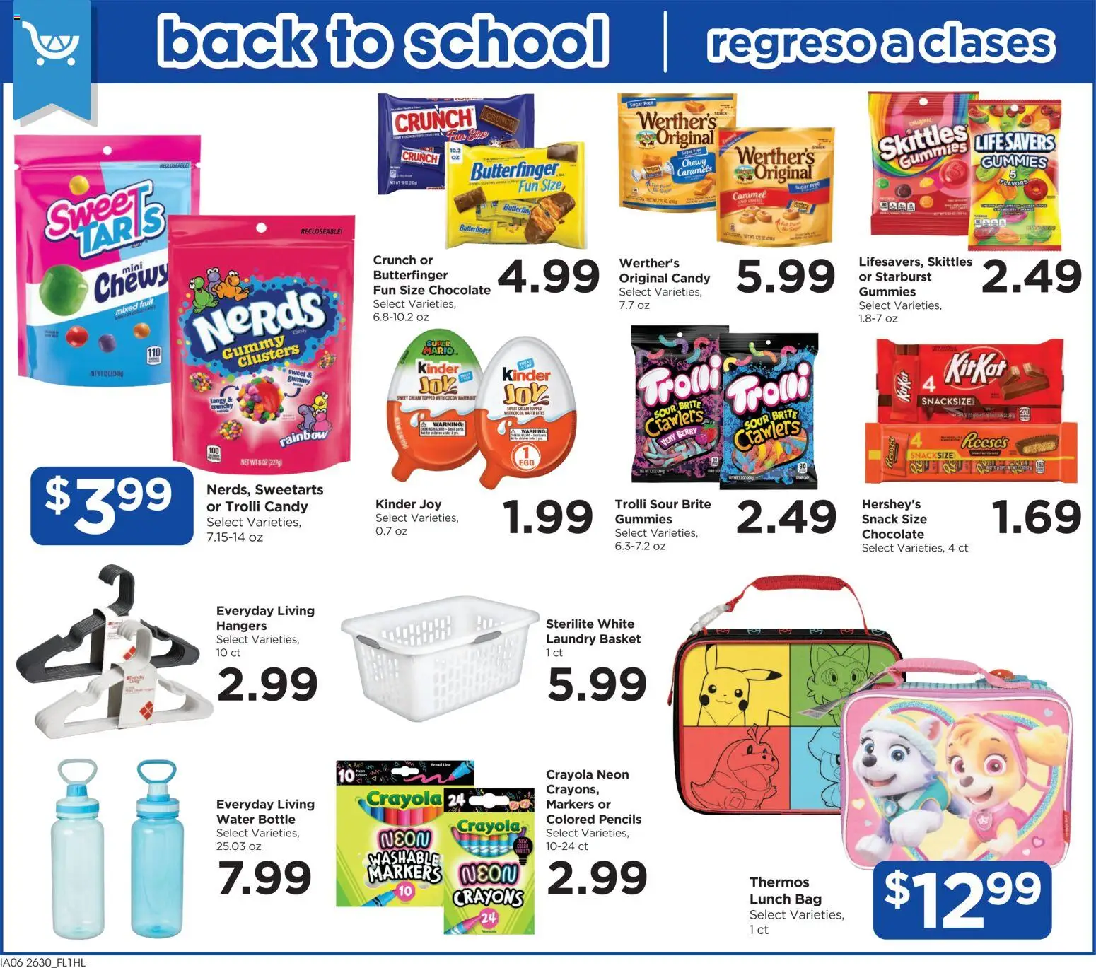 Food 4 Less Weekly Ad - valid from 08/26/2026 | Page: 6 | Products: Basket, Laundry basket, Water, Fruit