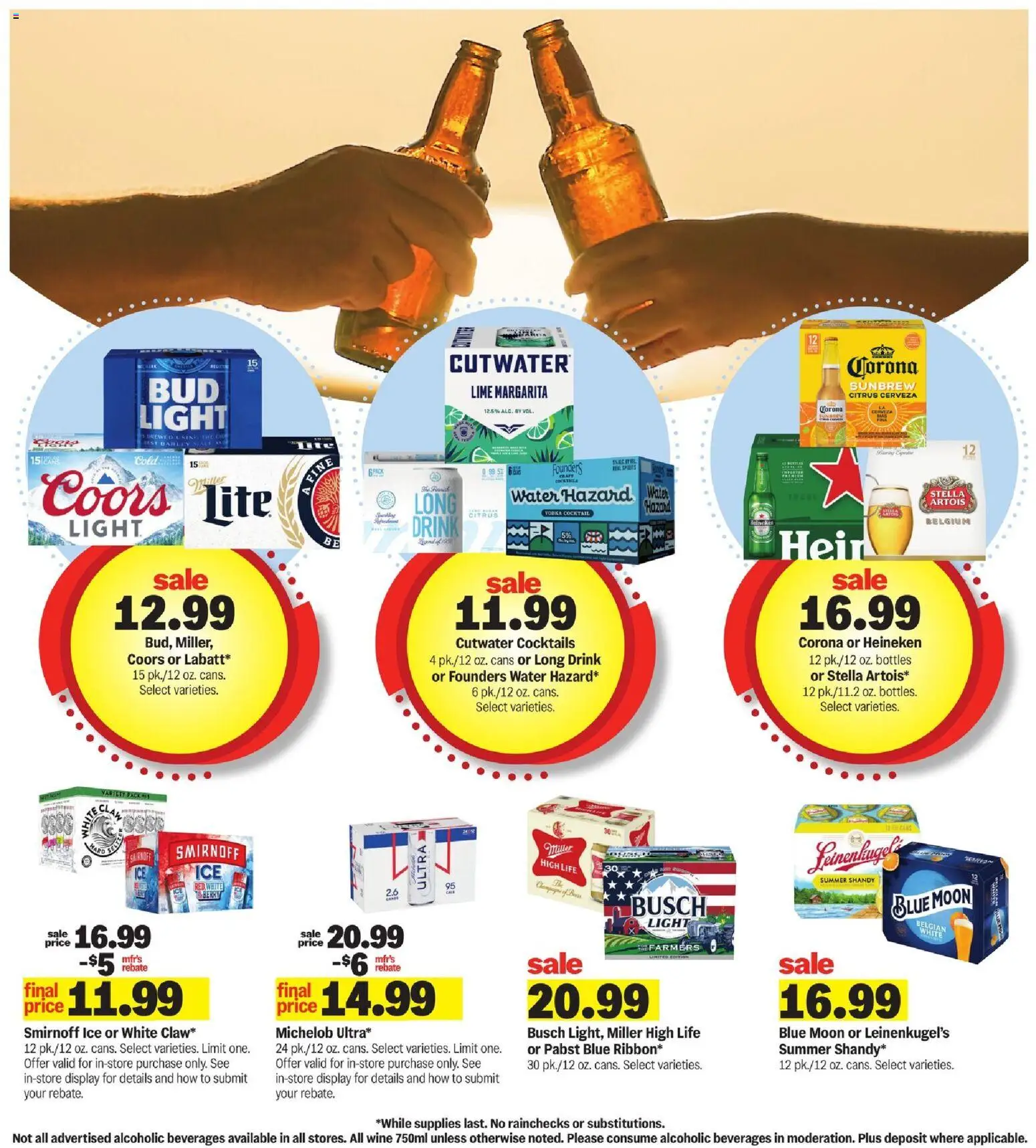 Meijer Weekly Ad - MI - valid from 07/29/2026 | Page: 24 | Products: Wine, Vodka, Water, Lime