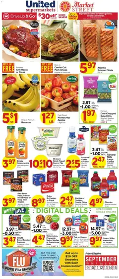 Preview of United Supermarkets weekly ads valid from 09/09/2026