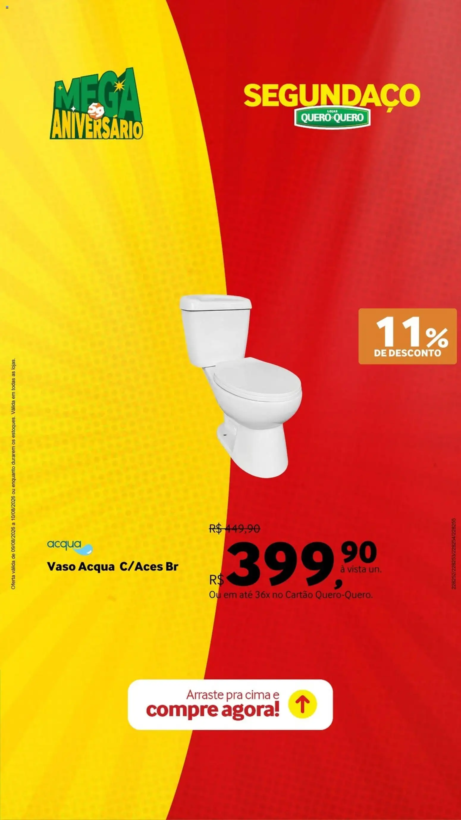 Lojas Quero-Quero Folheto - válido de 09/08/2026 | Página: 3 | Produtos: Vaso