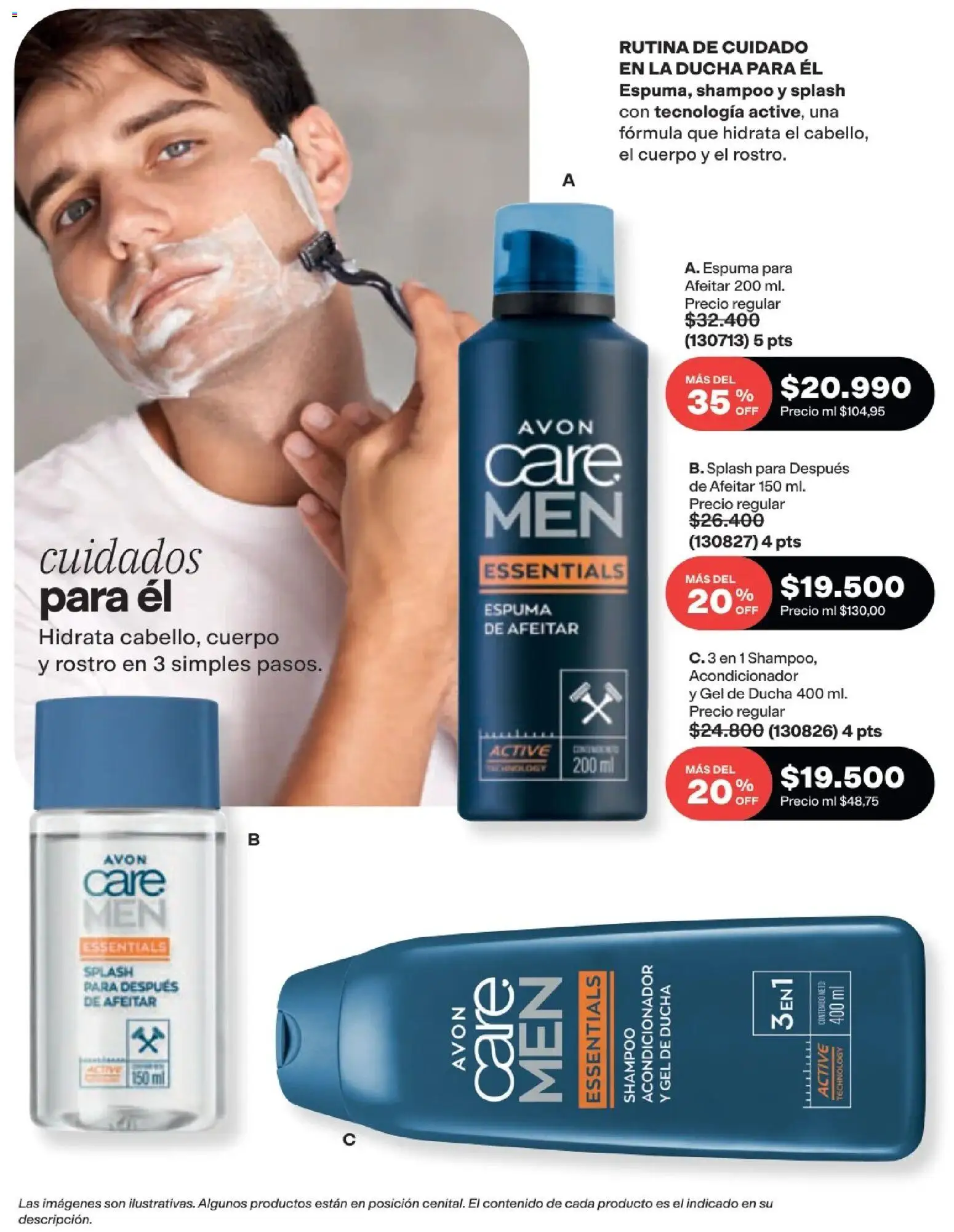 Avon revista - valida desde el 19/09/2026 | Página: 138 | Productos: Espuma, Shampoo, Acondicionador, Gel de ducha