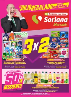 Vista previa de Soriana Julio Regalado Mercado Nacional, nuevo folleto de la tienda, válido en México a partir del 10/07/2026