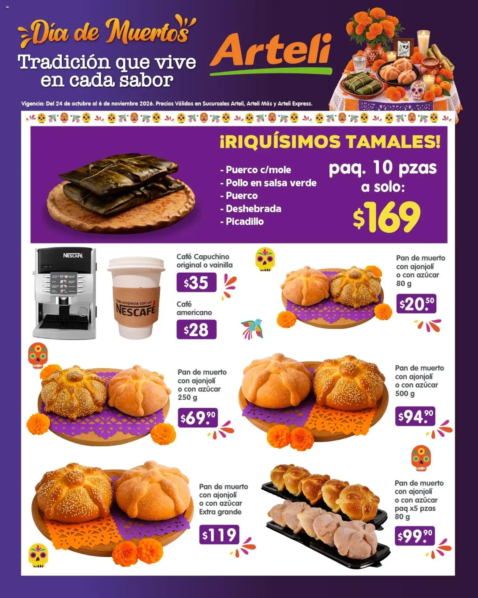 Nuevas ofertas de Arteli válidas en toda la República Mexicana desde el 24/10/2026. ¡Encuentra las mejores ofertas en Arteli folleto Quincenal! | Página: 6