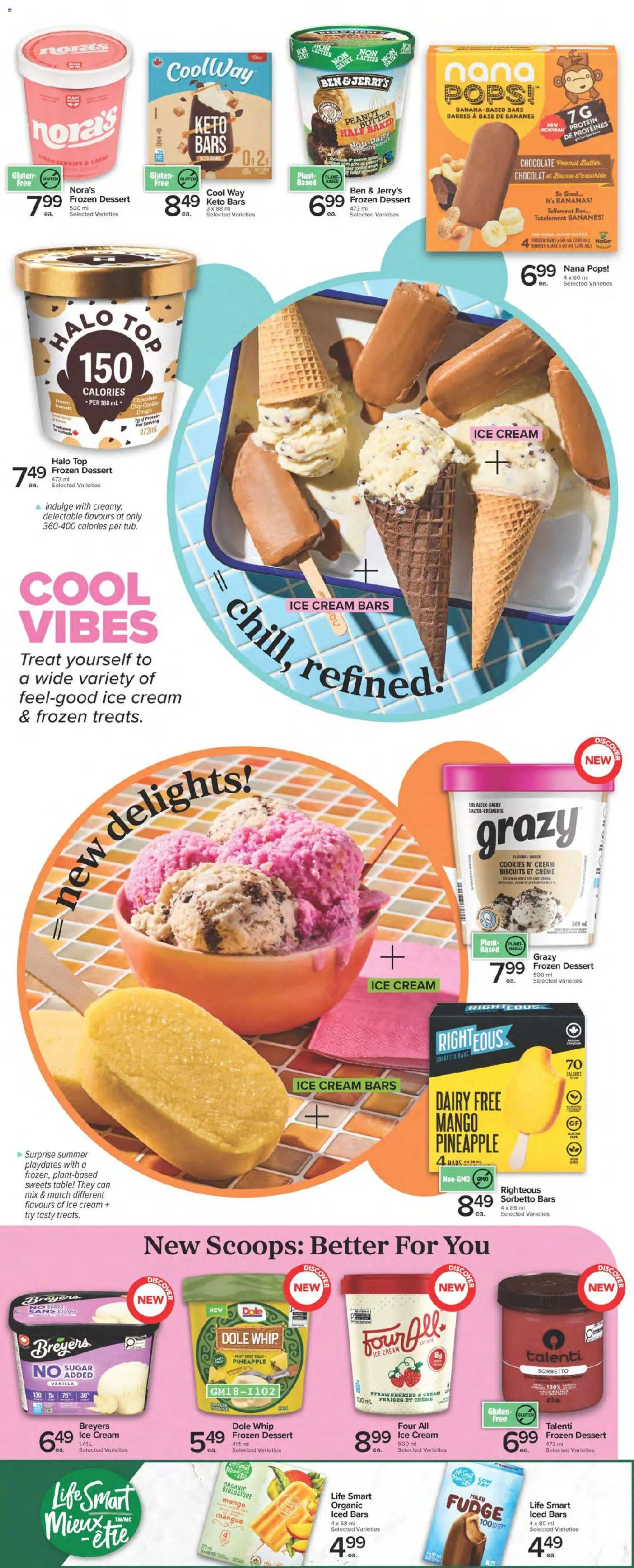 Metro flyer valid from Jul 9, 2026 | Page: 6 | Products: Pineapple, Strawberries, Cookies, Table