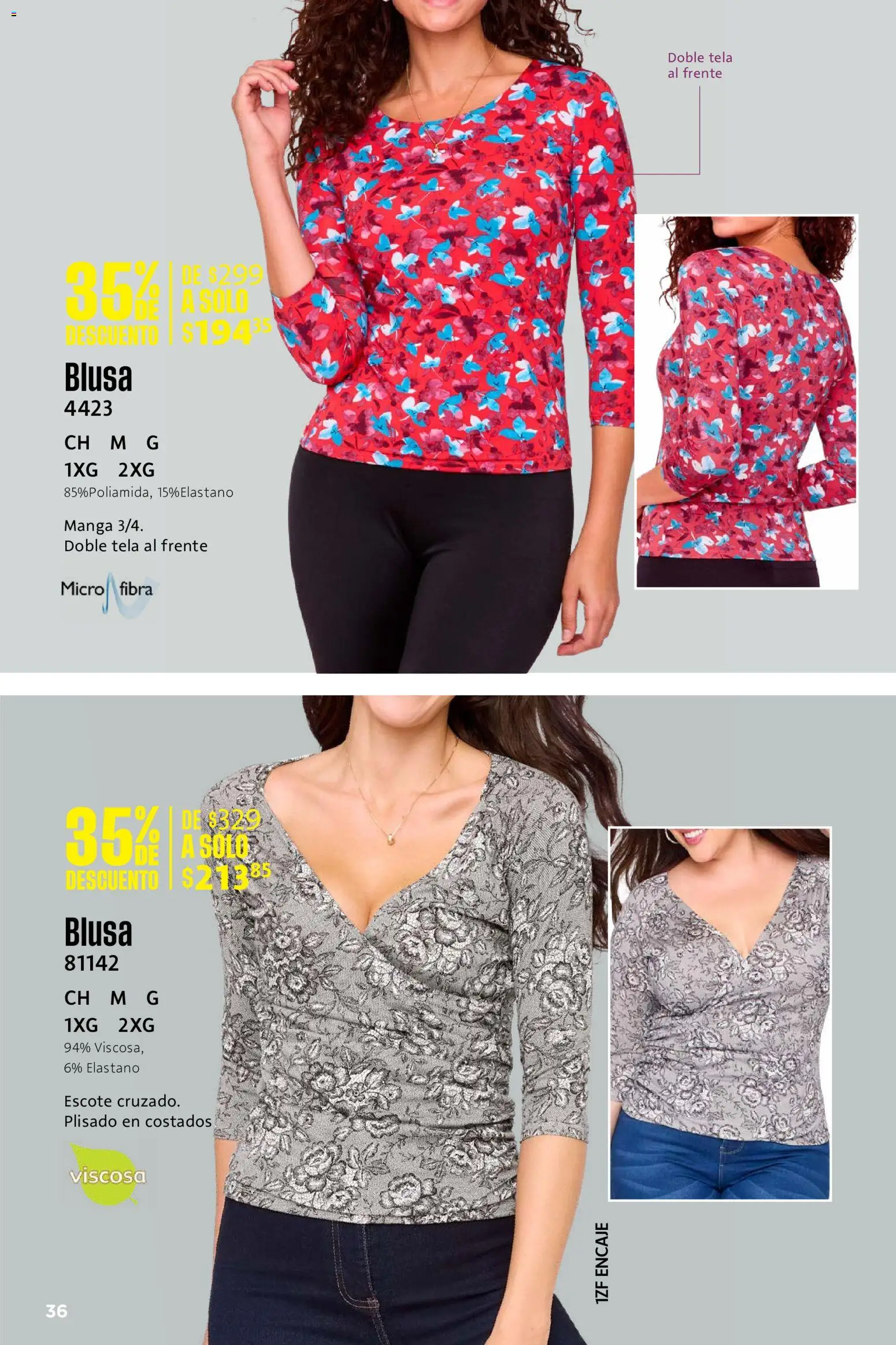Nuevas ofertas de Ilusión válidas en toda la República Mexicana desde el 01.06.2026. ¡Encuentra las mejores ofertas en Ilusión catálogo Rebajas de Verano! | Página: 36 | Productos: Blusa, Manga