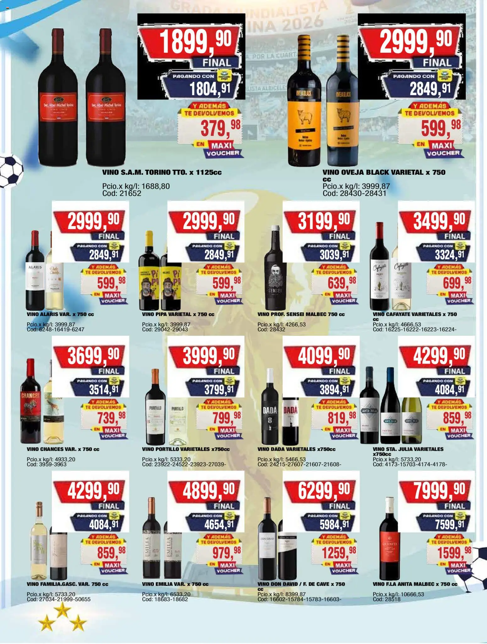 Maxiconsumo ofertas │ válido desde el 20/07/2026 | Página: 23 | Productos: Vino, Té
