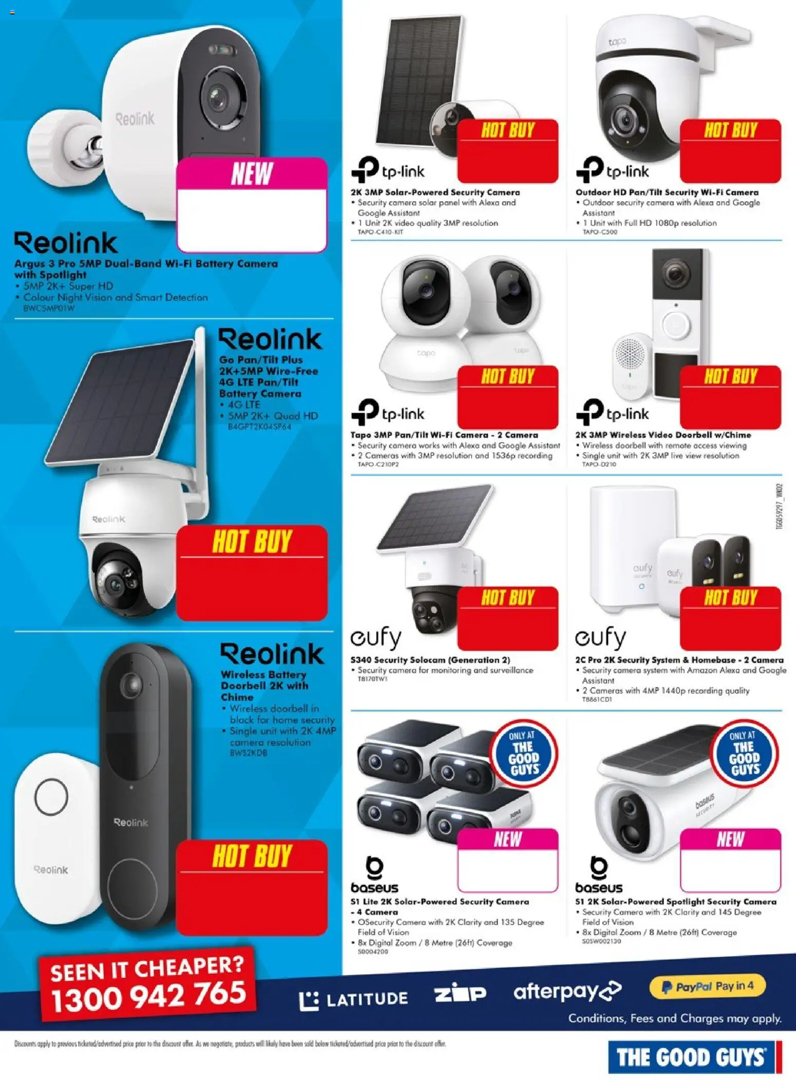 The Good Guys catalogue - valid from 09/07/2026 | Page: 7 | Products: Battery, Digital, Doorbell, Camera