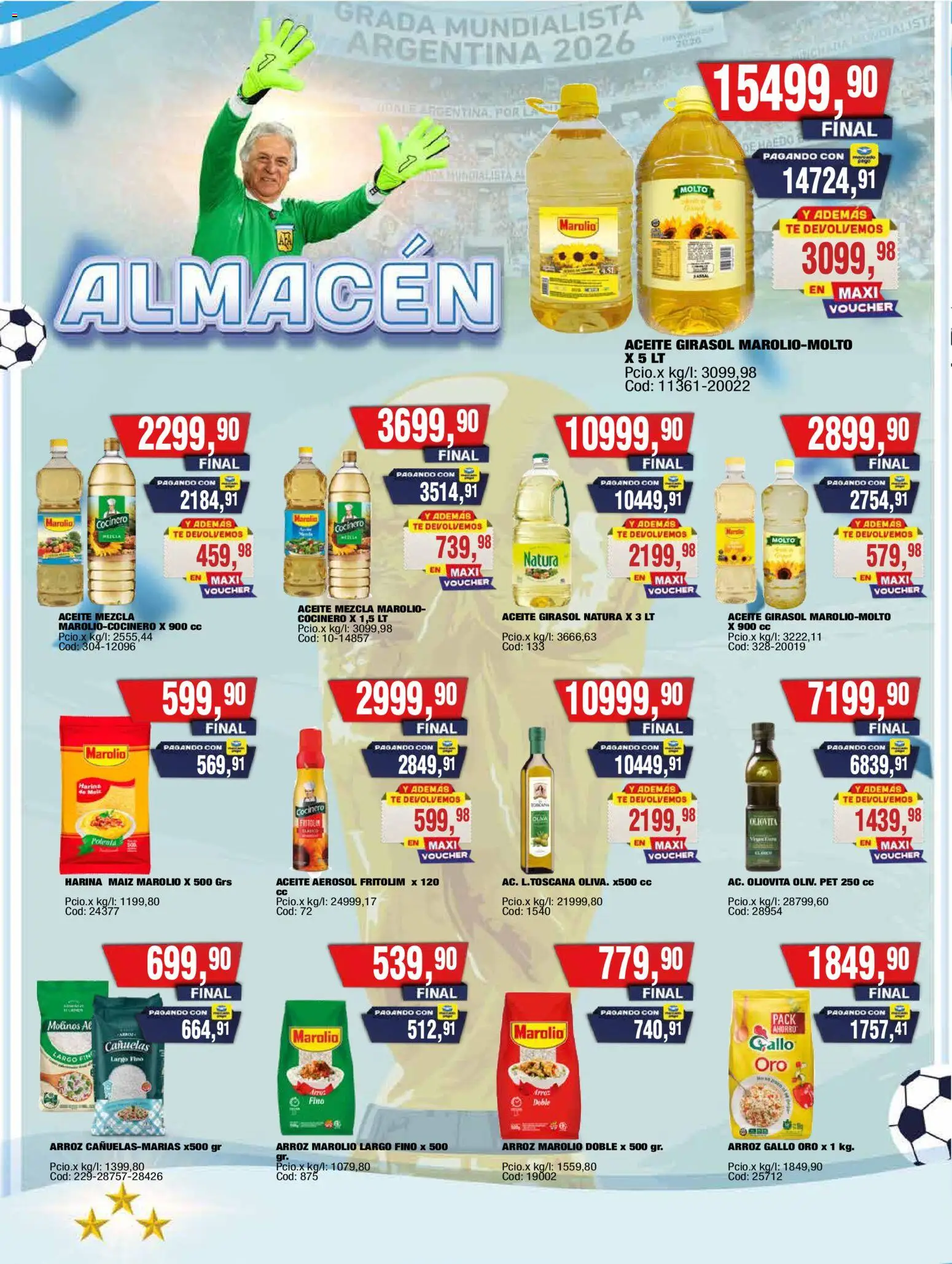 Maxiconsumo ofertas │ válido desde el 29/06/2026 | Página: 4 | Productos: Aceite, Polenta, Arroz, Té