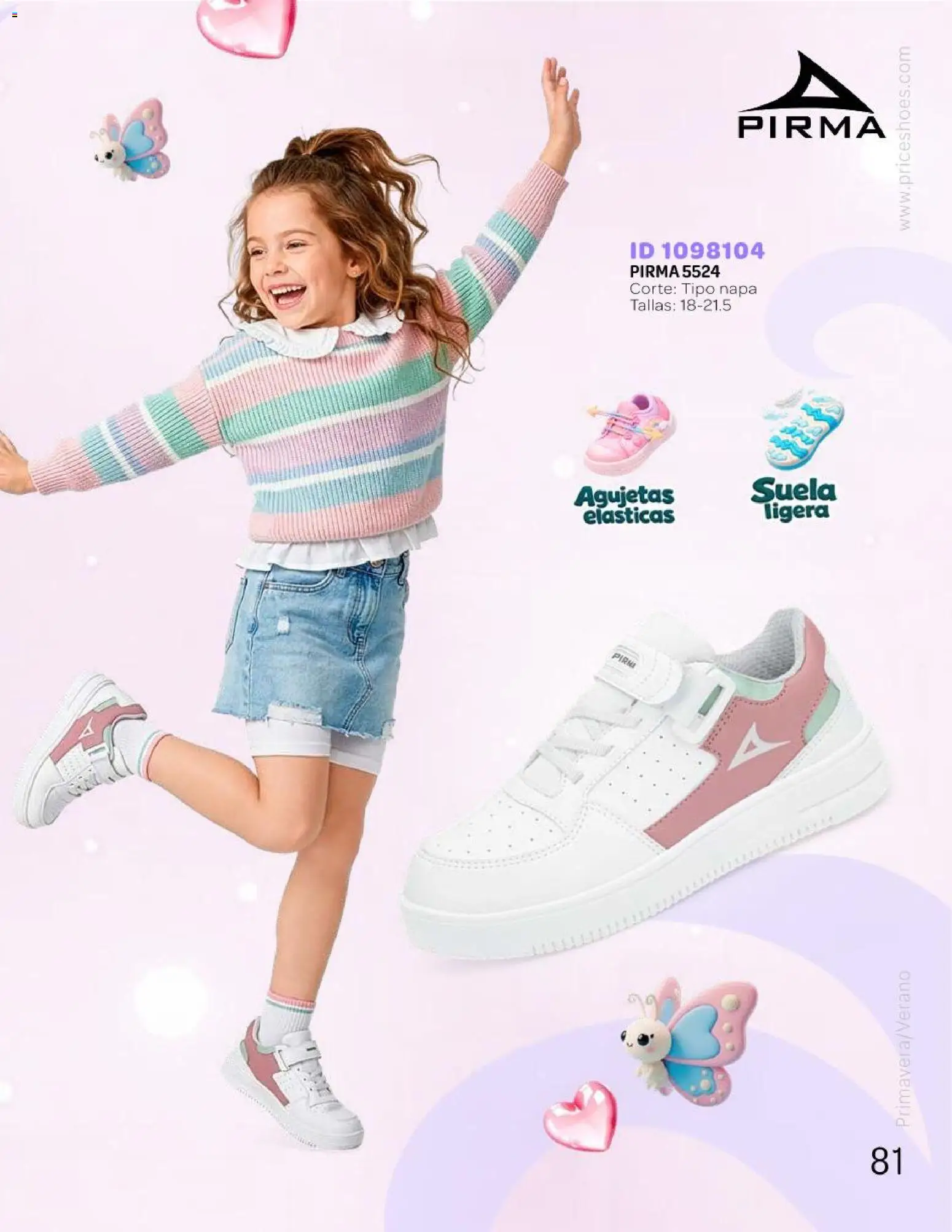 Nuevas ofertas de Price Shoes válidas en toda la República Mexicana desde el 25.04.2026. ¡Encuentra las mejores ofertas en Price Shoes catálogo Kids todo en uno! | Página: 81