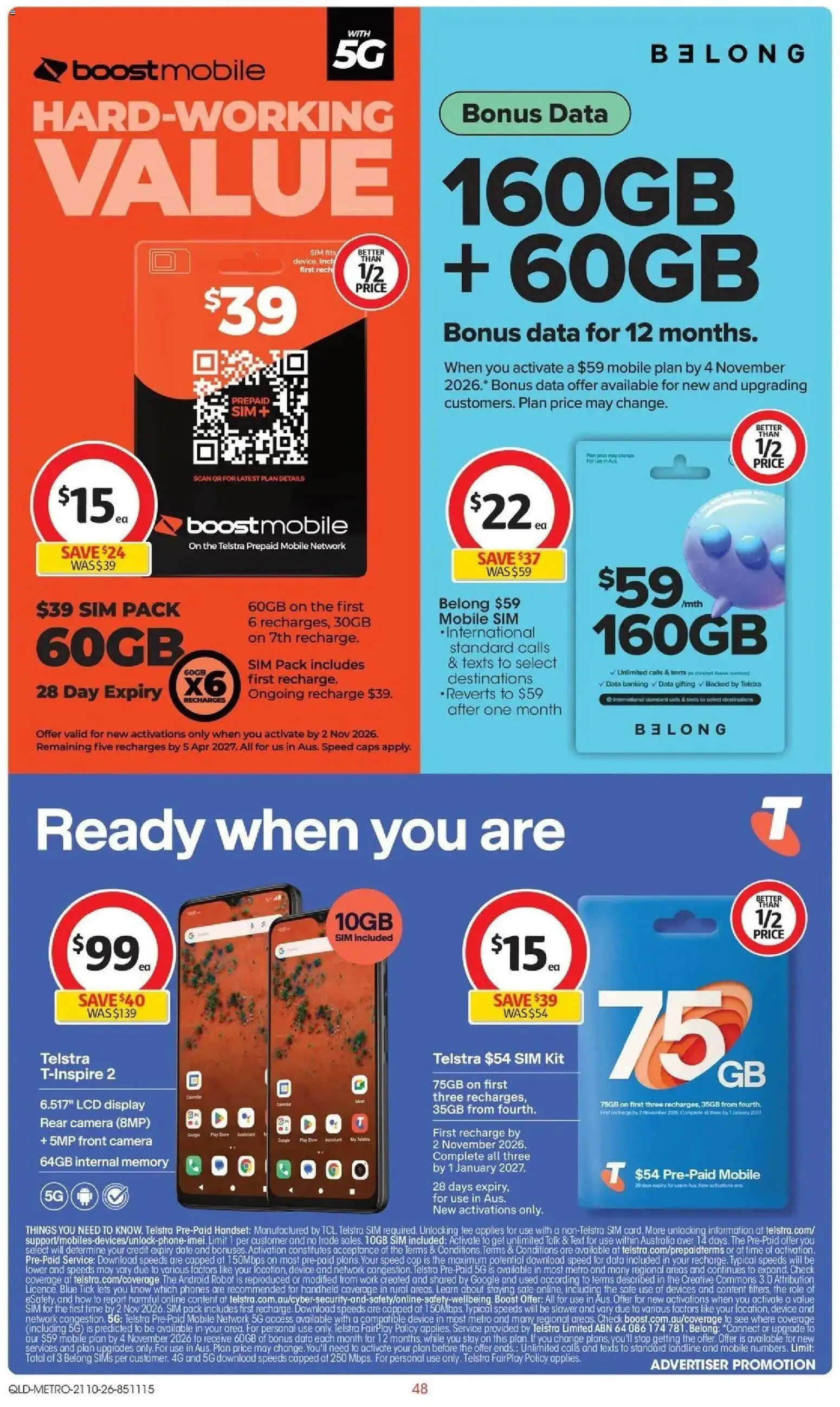﻿Coles catalogue valid from 21/10/2026 > Online Australia | Page: 48