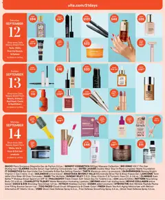 Preview of Ulta Beauty weekly ads valid from 08/28/2026 | Page: 7 | Products: Powder, Foundation, Cream, Iron