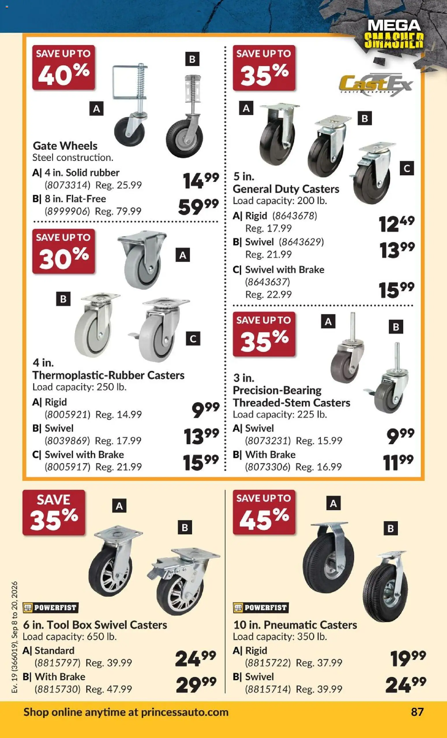 Princess Auto flyer valid from Sep 8, 2026 | Page: 91 | Products: Box