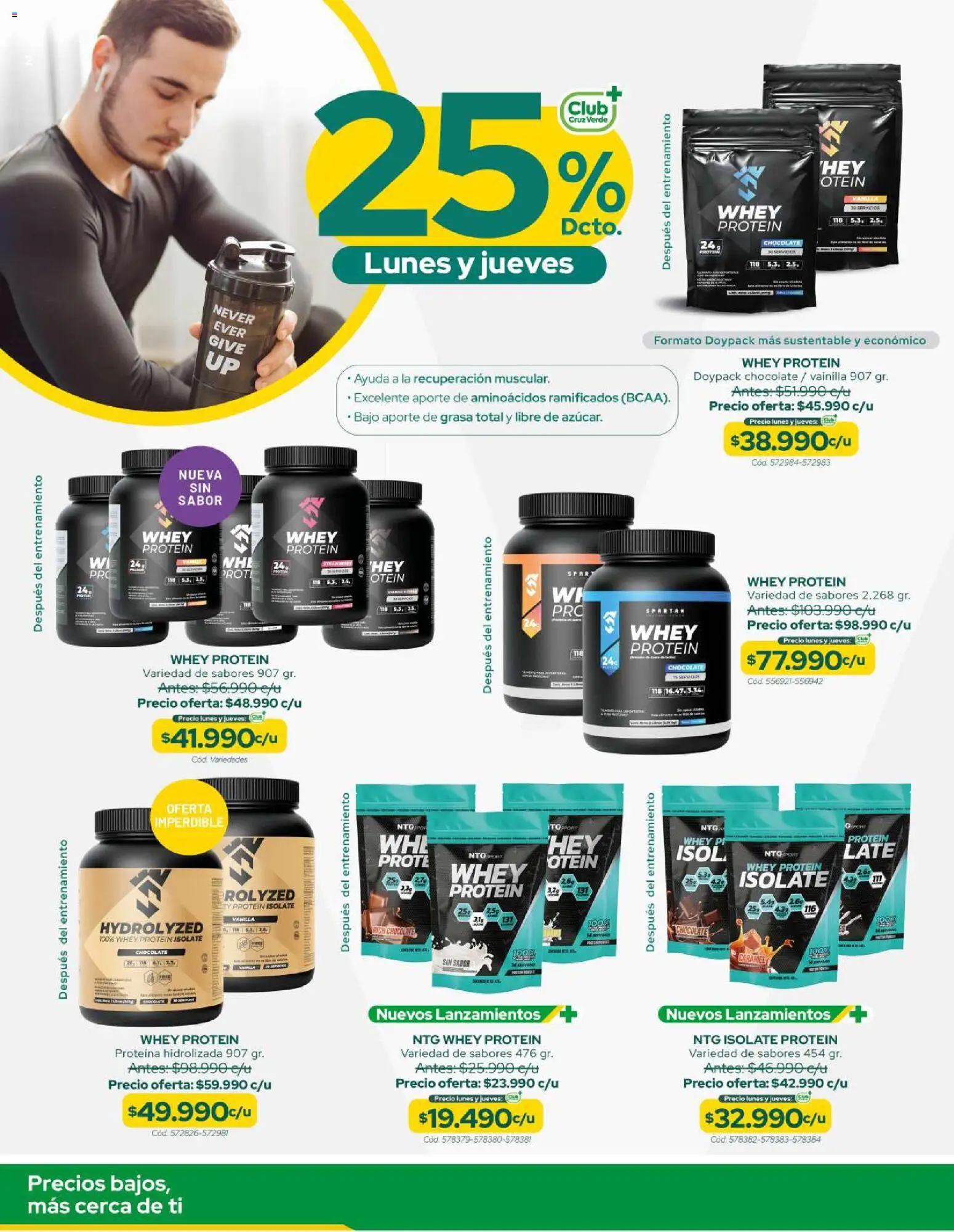 Cruz Verde - Nutrición Deportiva │ válido desde el 31.07.2026 | Página: 2 | Productos: Chocolate