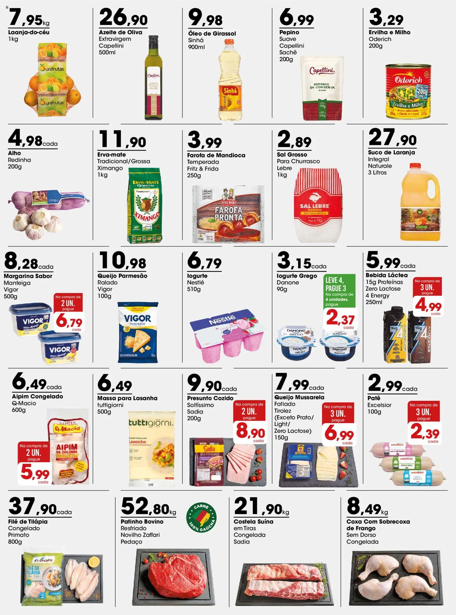 Zaffari Folheto - válido de 31/08/2026 | Página: 2 | Produtos: Aipim, Alho, Sal, Milho