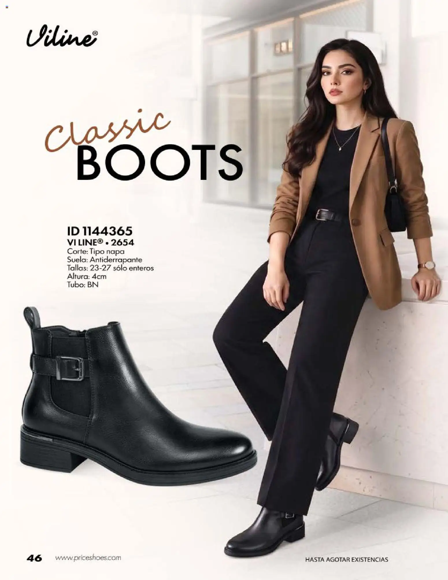 Nuevas ofertas de Price Shoes válidas en toda la República Mexicana desde el 20/10/2026. ¡Encuentra las mejores ofertas en Price Shoes catálogo Botines Basicos! | Página: 46
