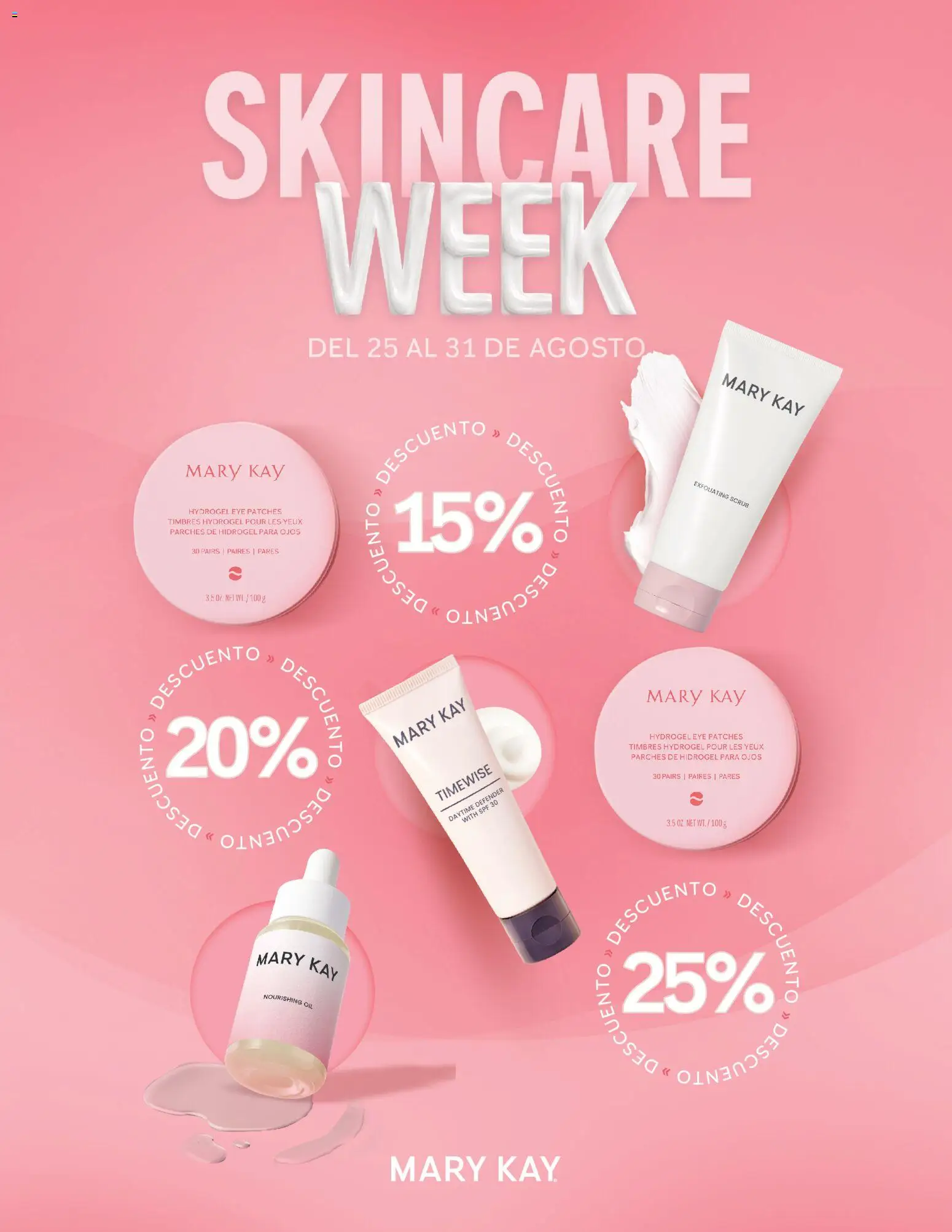 Nuevas ofertas de Mary Kay válidas en toda la República Mexicana desde el 25/08/2026. ¡Encuentra las mejores ofertas en Catálogo Mary Kay Skincare Week! | Página: 1