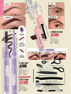 Pacifika catálogo C15/2026 -  Vista previa de la revista de la tienda Pacifika valido desde el 18/10/2026 | Página: 164 | Productos: Lápiz de cejas, Brocha, Contorno, Perfilador