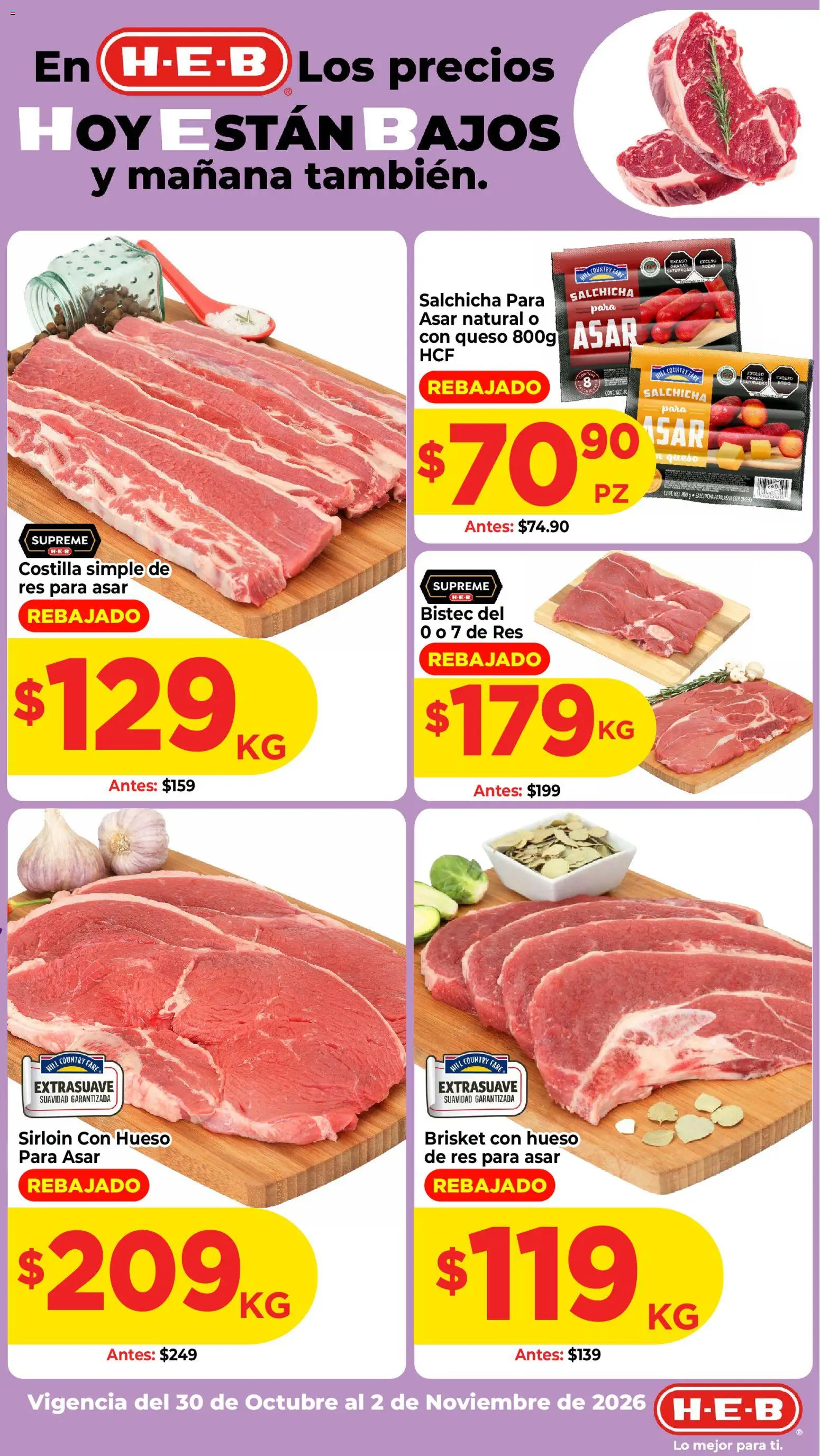 Nuevas ofertas de H-E-B válidas en toda la República Mexicana desde el 30/10/2026. ¡Encuentra las mejores ofertas en H-E-B folleto! | Página: 5