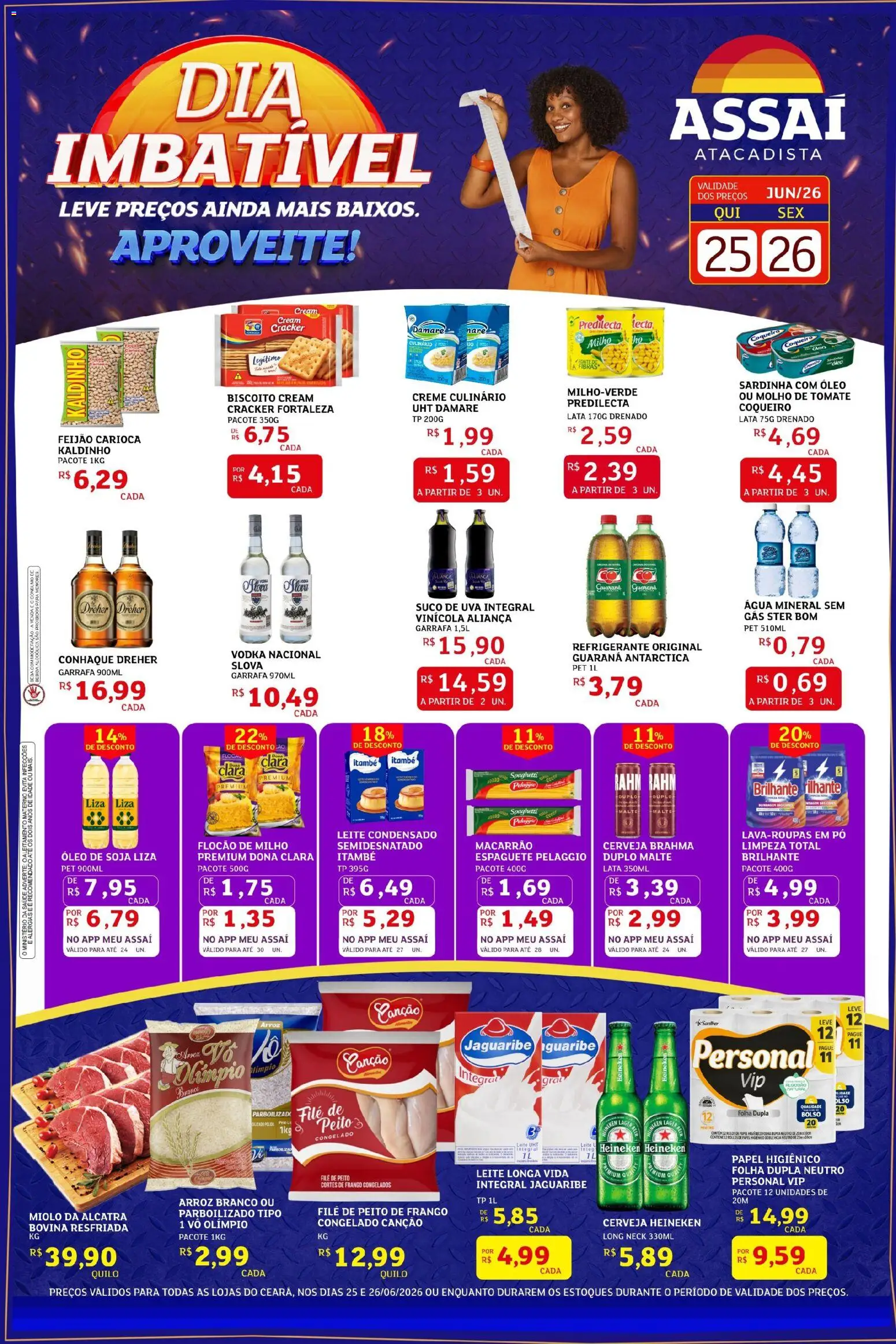 Assaí Atacadista Folheto - válido de 25/06/2026 | Página: 1