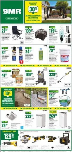 Preview of BMR weekly flyer / circulaire from shop BMR valid from Jul 23, 2026