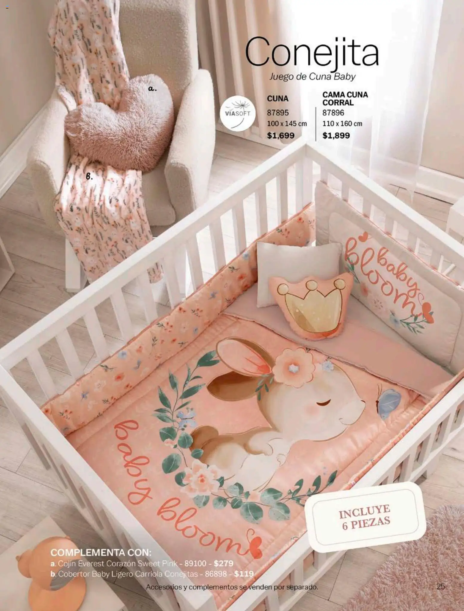 Nuevas ofertas de Vianney válidas en toda la República Mexicana desde el 17/08/2026. ¡Encuentra las mejores ofertas en Vianney catálogo Bebé! | Página: 27 | Productos: Cobertor, Juego, Cama, Cuna