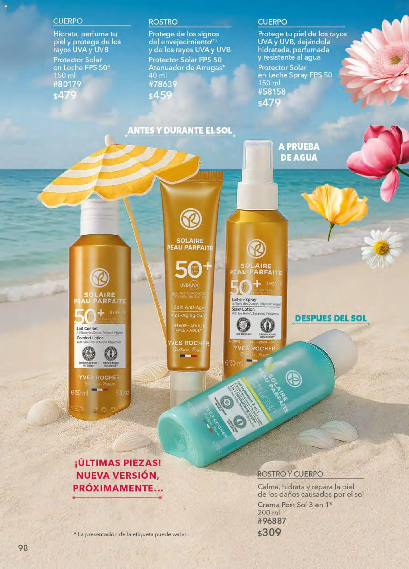Nuevas ofertas de Yves Rocher válidas en toda la República Mexicana desde el 21.04.2026. ¡Encuentra las mejores ofertas en Yves Rocher campaña 6 2026! | Página: 100 | Productos: Leche, Atenuador, Uva, Protector solar