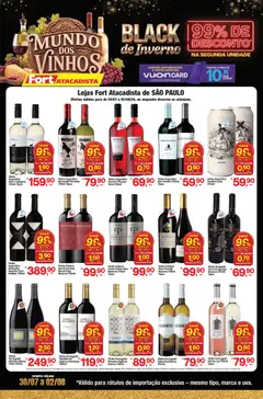 Fort Atacadista ofertas Mundos dos Vinhos - Pré-Visualização do folheto da loja Fort Atacadista, válido de 30/07/2026