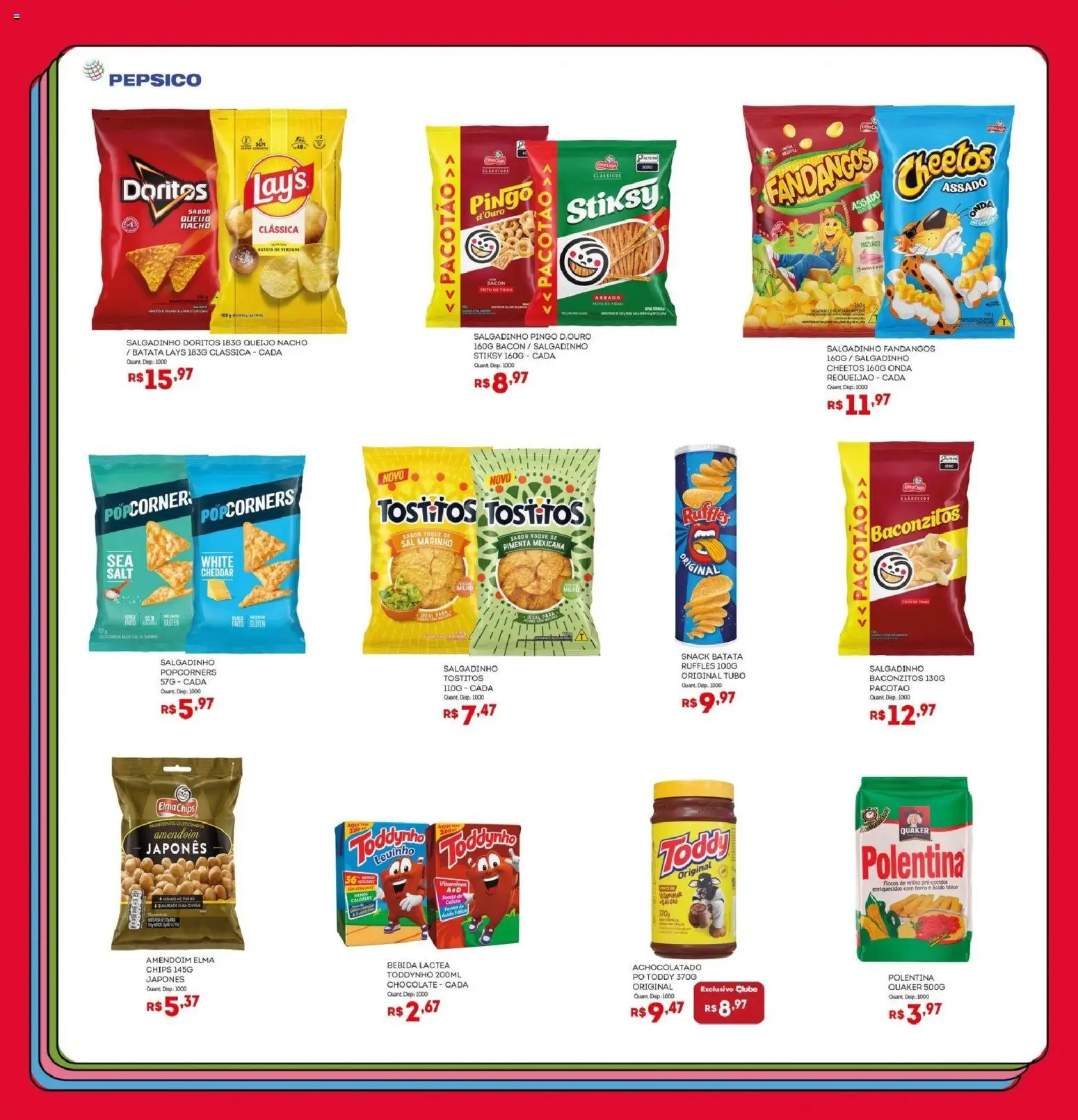 Bistek Supermercados Folheto - válido de 26/08/2026 | Página: 5 | Produtos: Achocolatado, Queijo, Cheddar, Batata