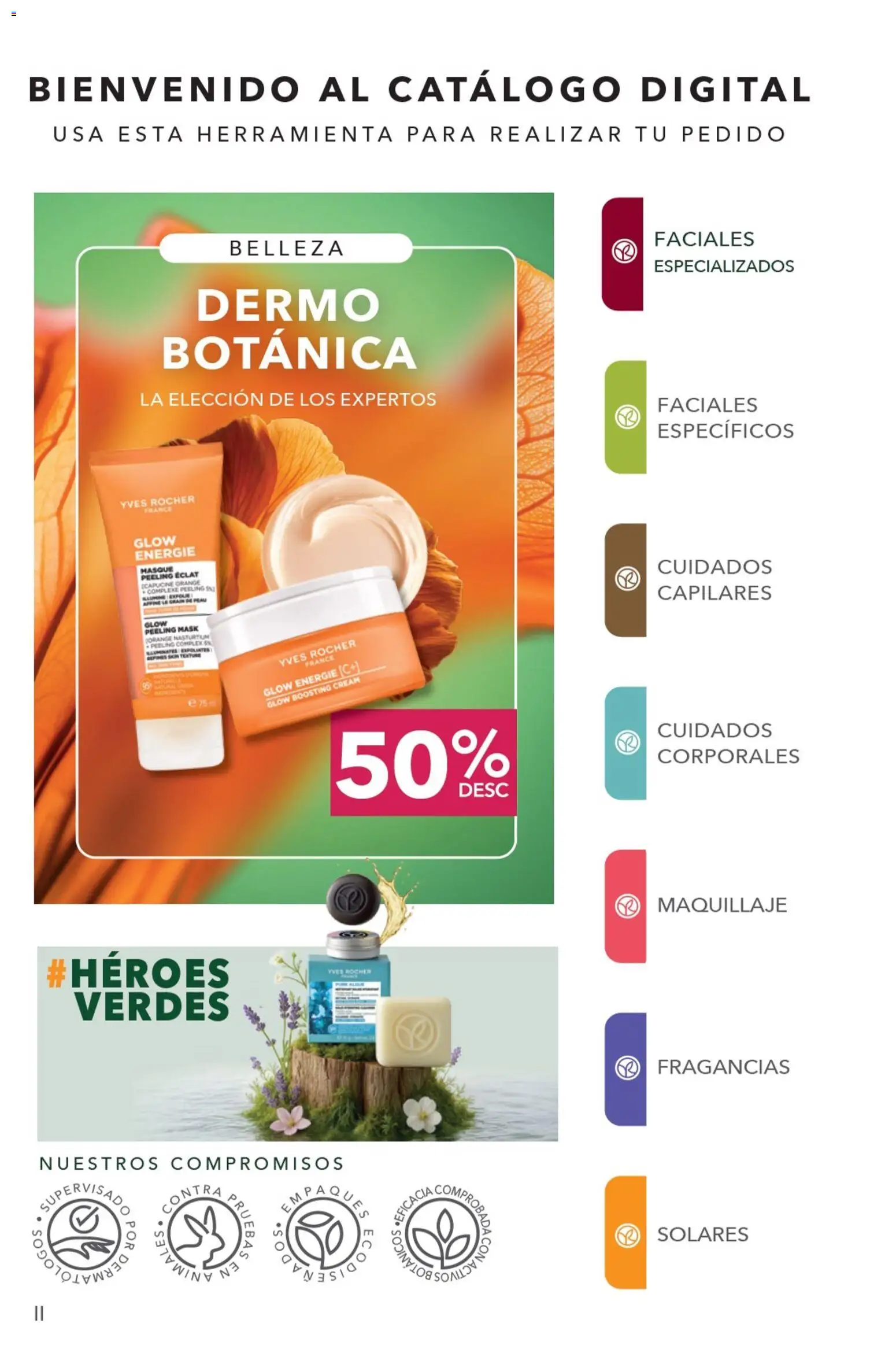 Nuevas ofertas de Yves Rocher válidas en toda la República Mexicana desde el 23.06.2026. ¡Encuentra las mejores ofertas en Yves Rocher campaña 9 2026! | Página: 2