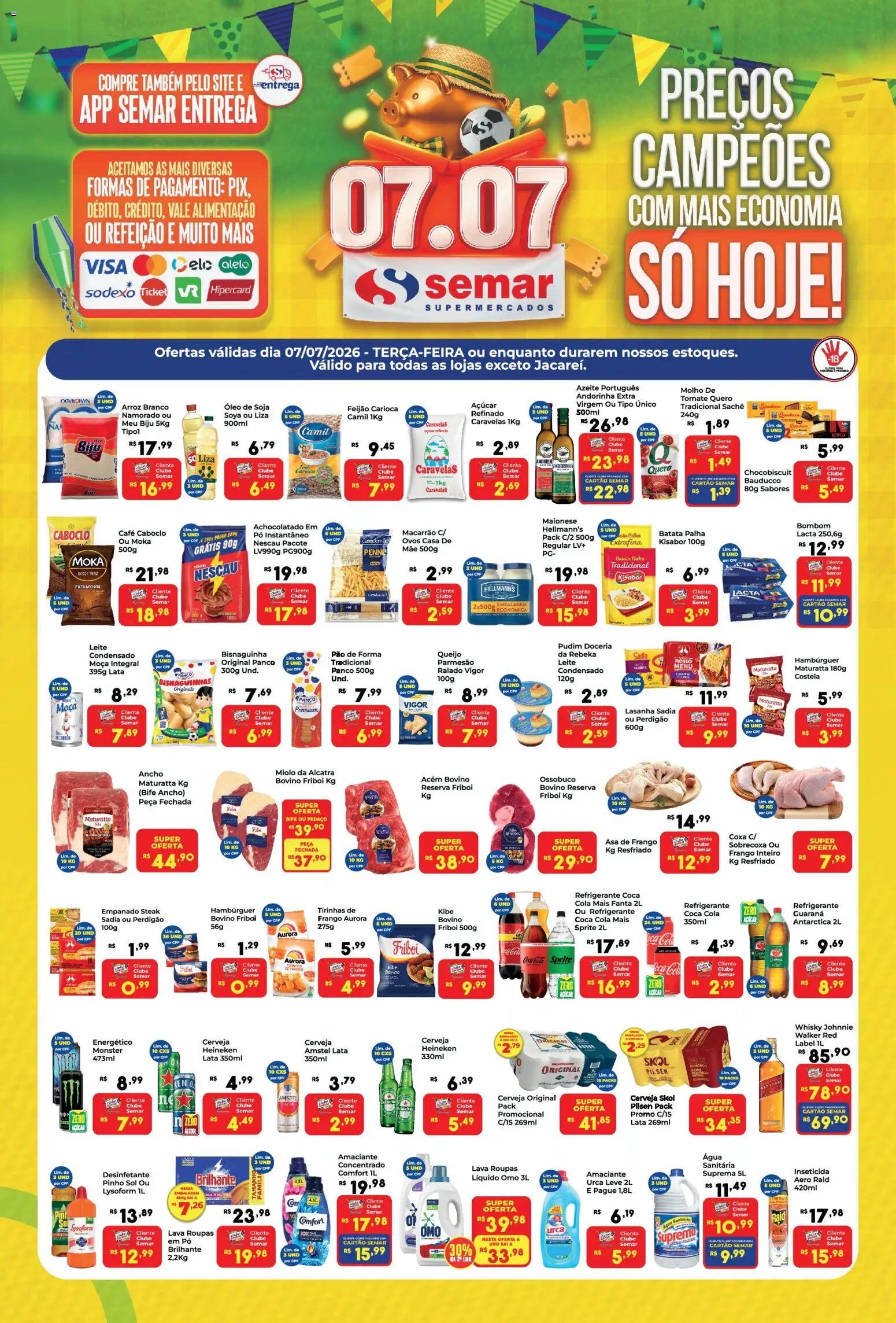 Semar Supermercado Folheto - válido de 07/07/2026 | Página: 1