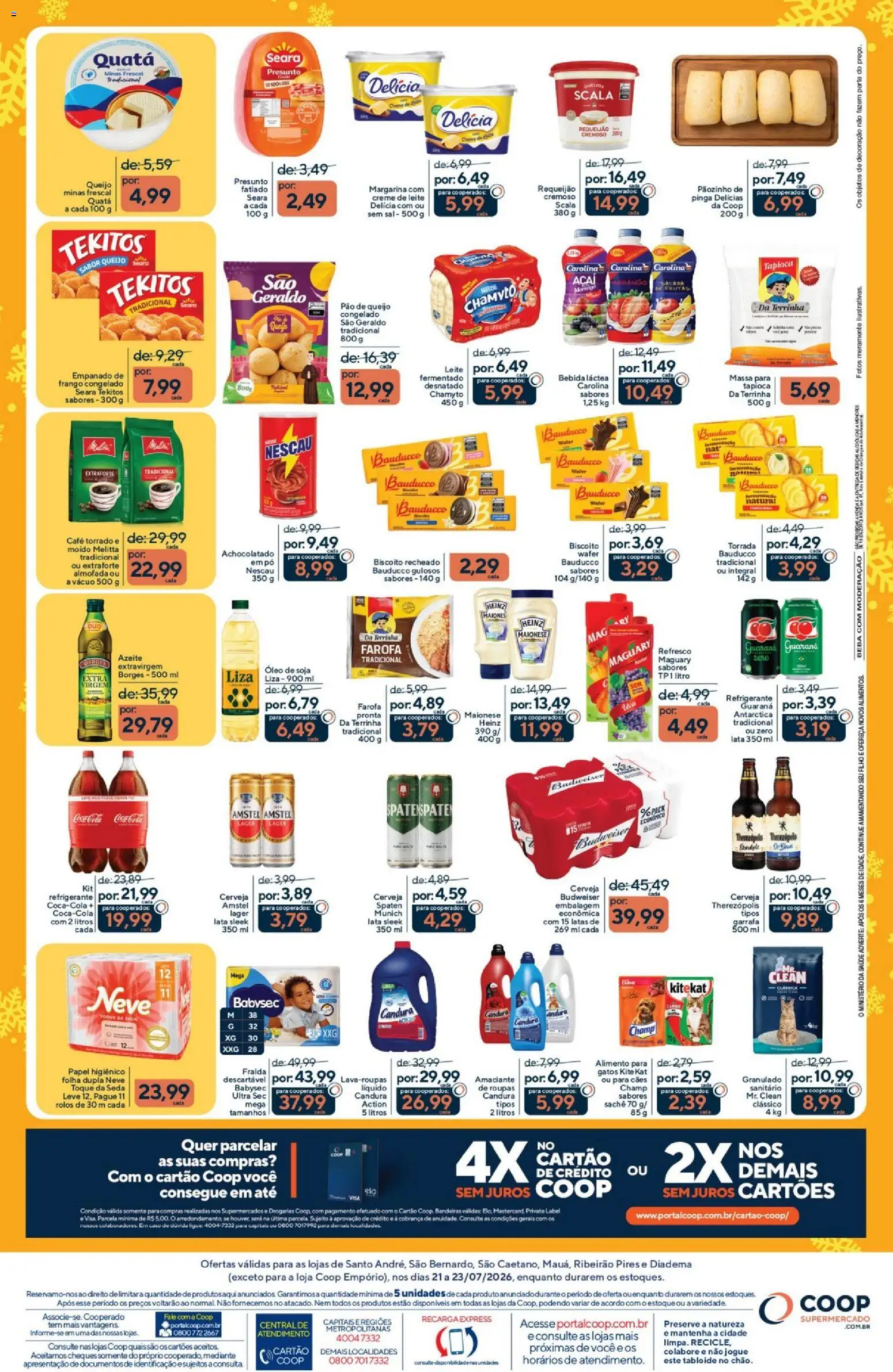 Coop Folheto - válido de 21/07/2026 | Página: 2 | Produtos: Óleo, Salada, Amaciante, Soja
